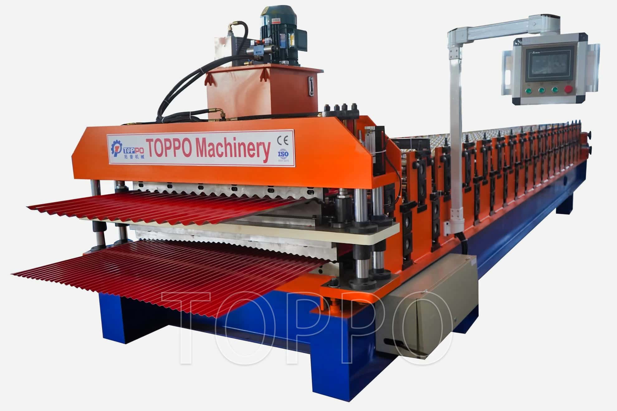 High Efficiency Double Layer Roll Forming Machine for Metal Roofing Sheets