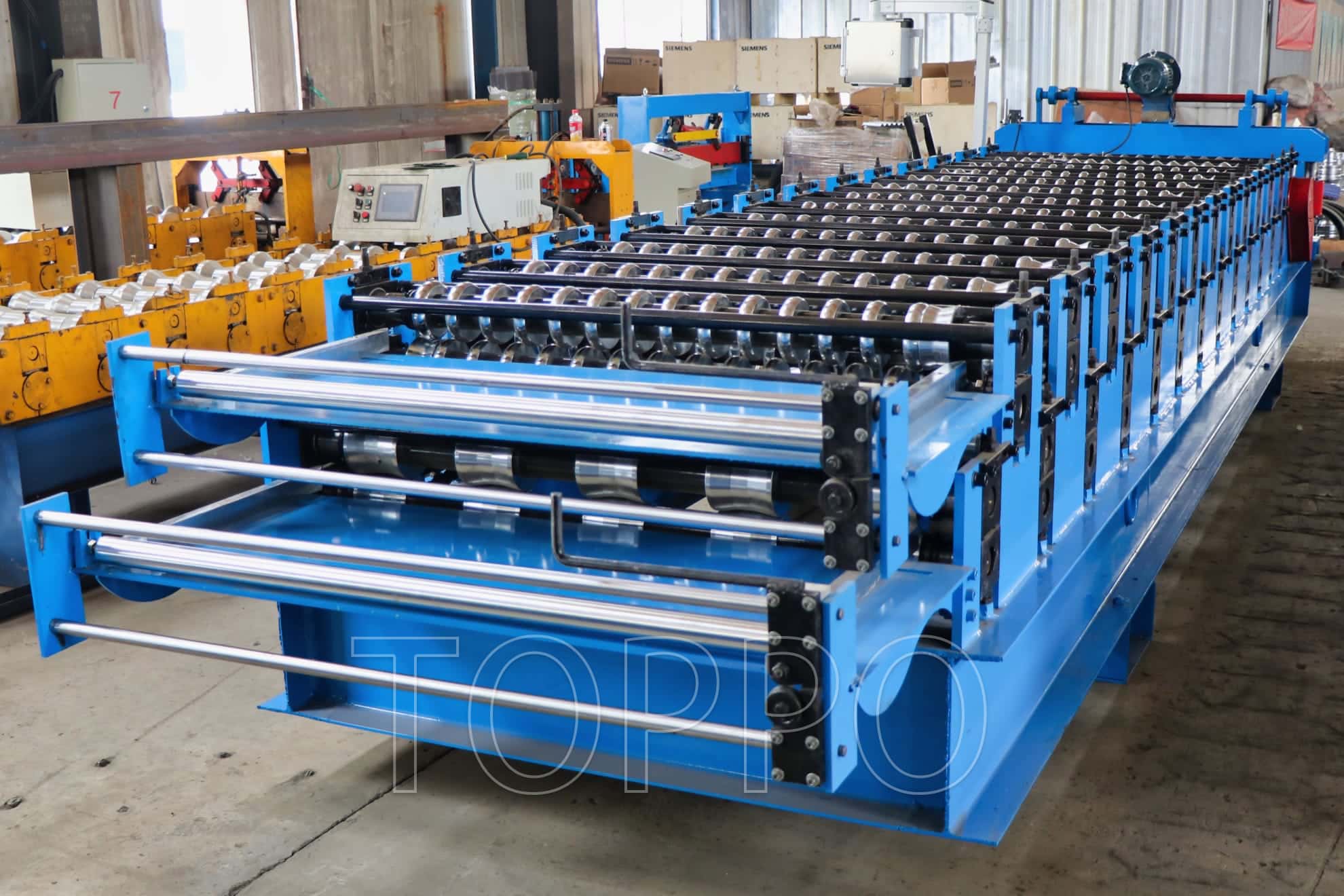 High Speed Corrugated Roofing Panel Making Machine for Metal Roof Sheets