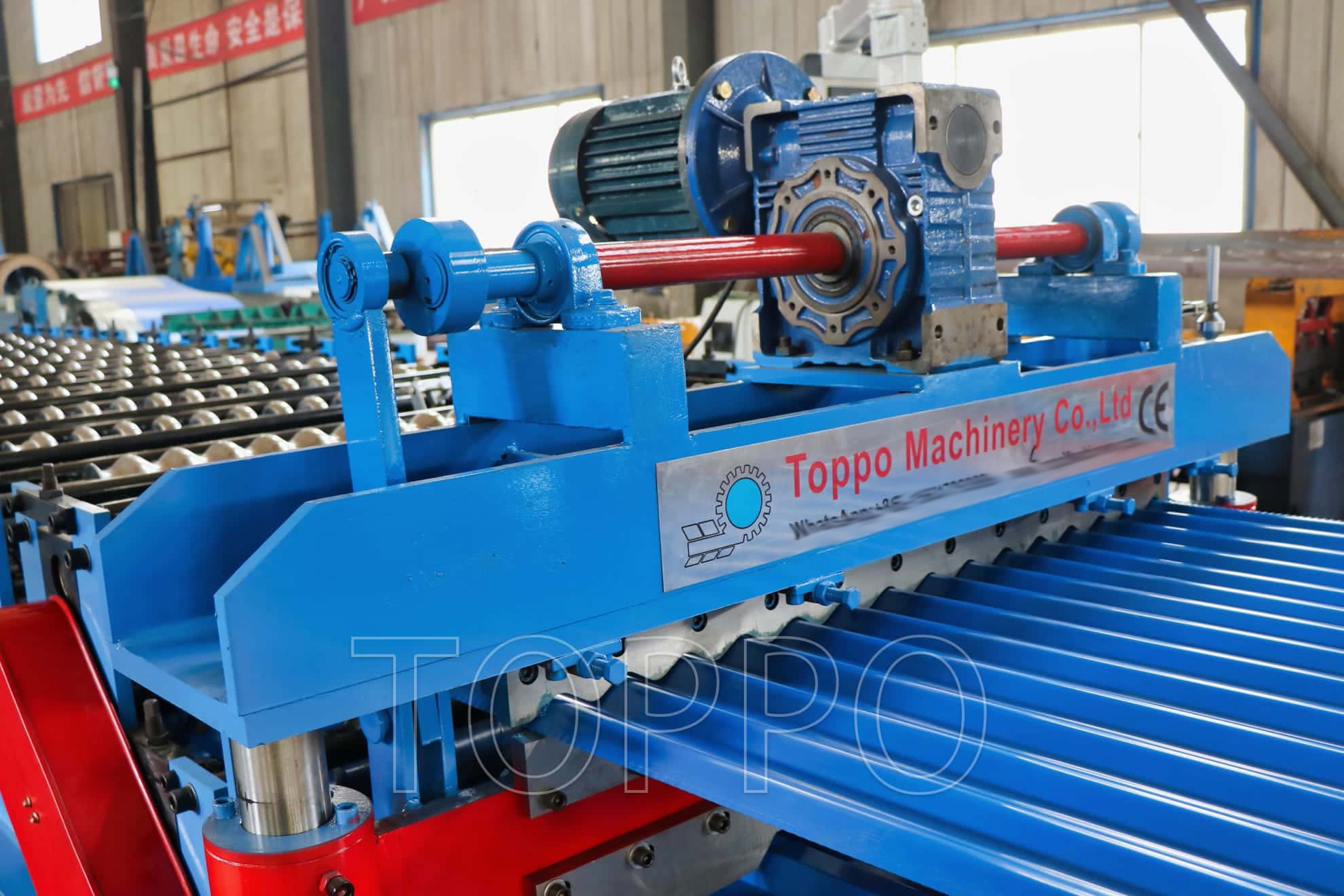 840/850 Electric Shear Double Layer Roll Forming Machine