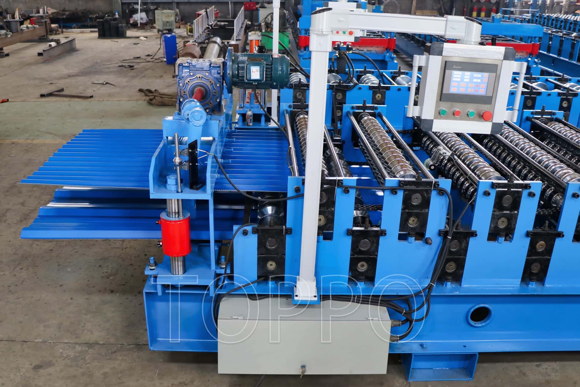 840/850 Electric Shear Double Layer Roll Forming Machine