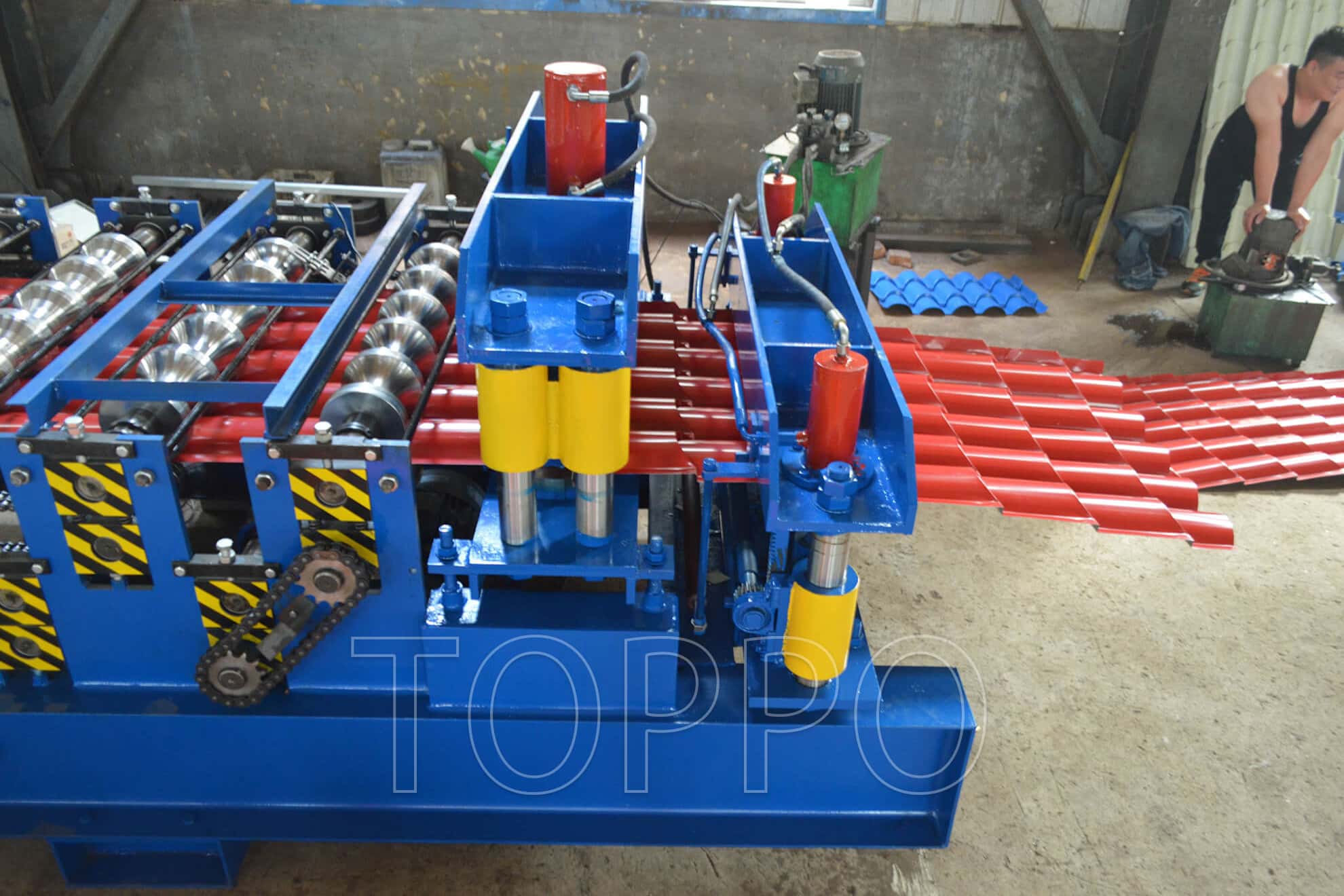 Industrial Double Layer Roll Forming Machine for Roofing Sheet Production