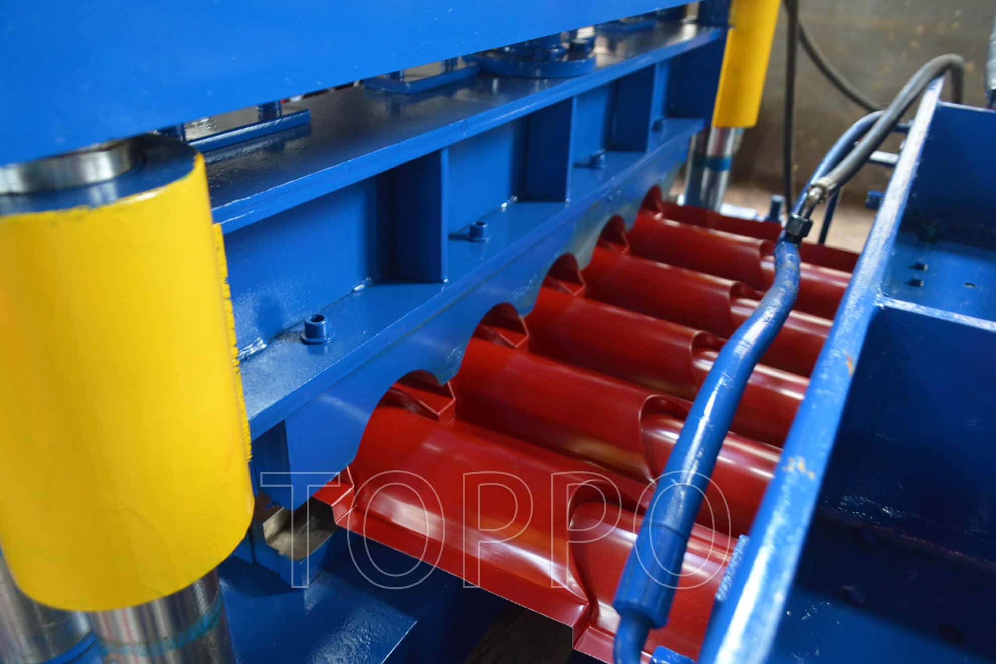 High Precision Double Layer Roll Forming Machine with PLC Control