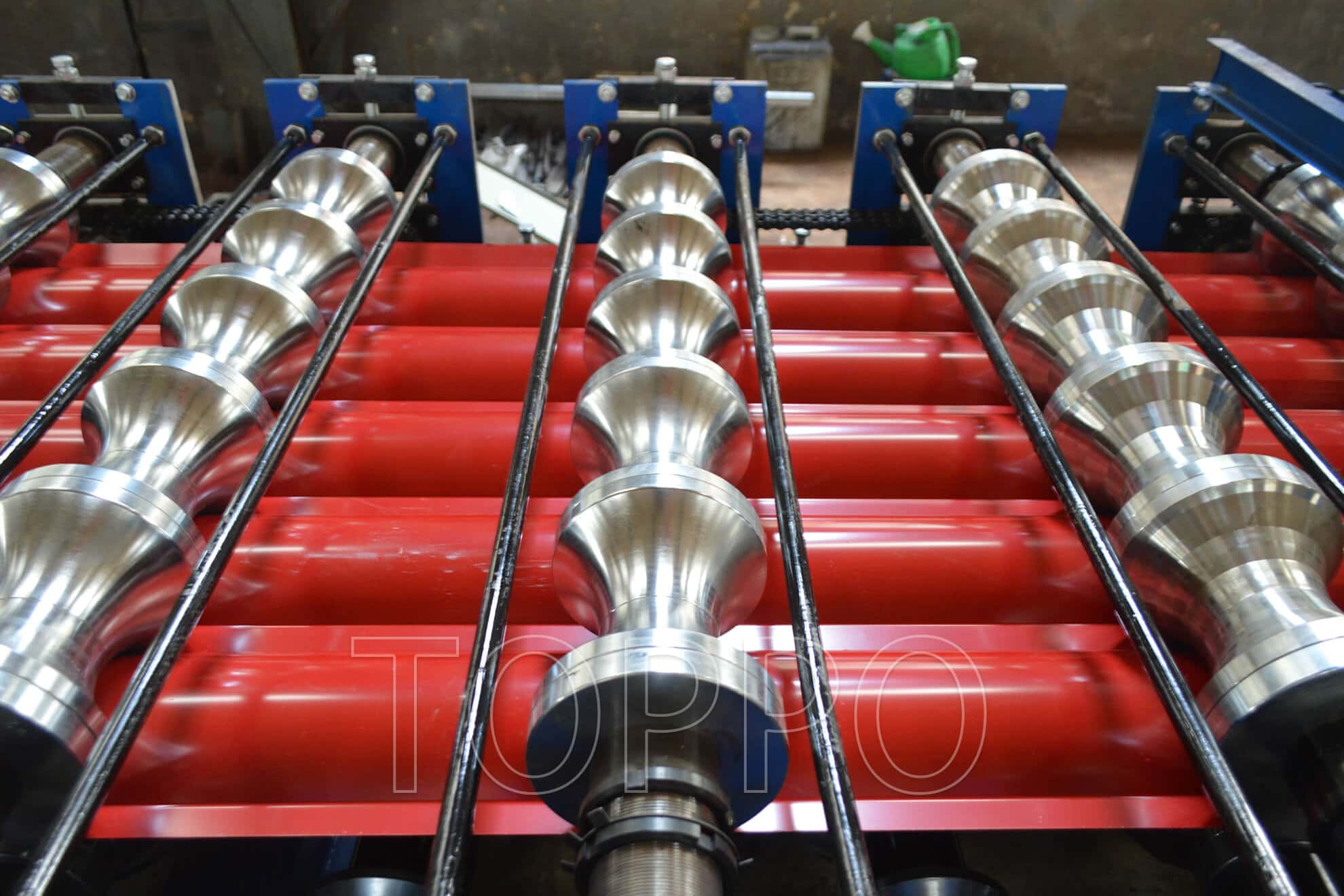 High Precision Double Layer Roll Forming Machine with PLC Control