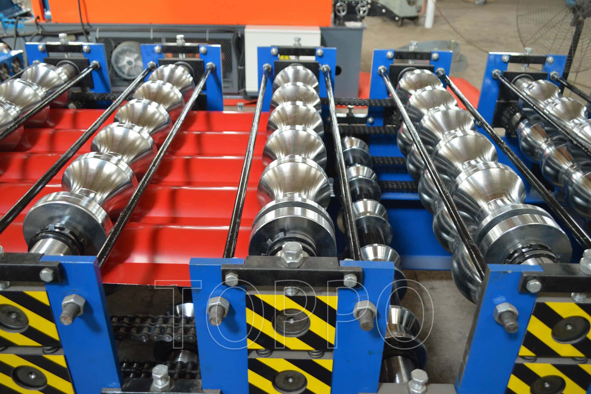 High Precision Double Layer Roll Forming Machine with PLC Control