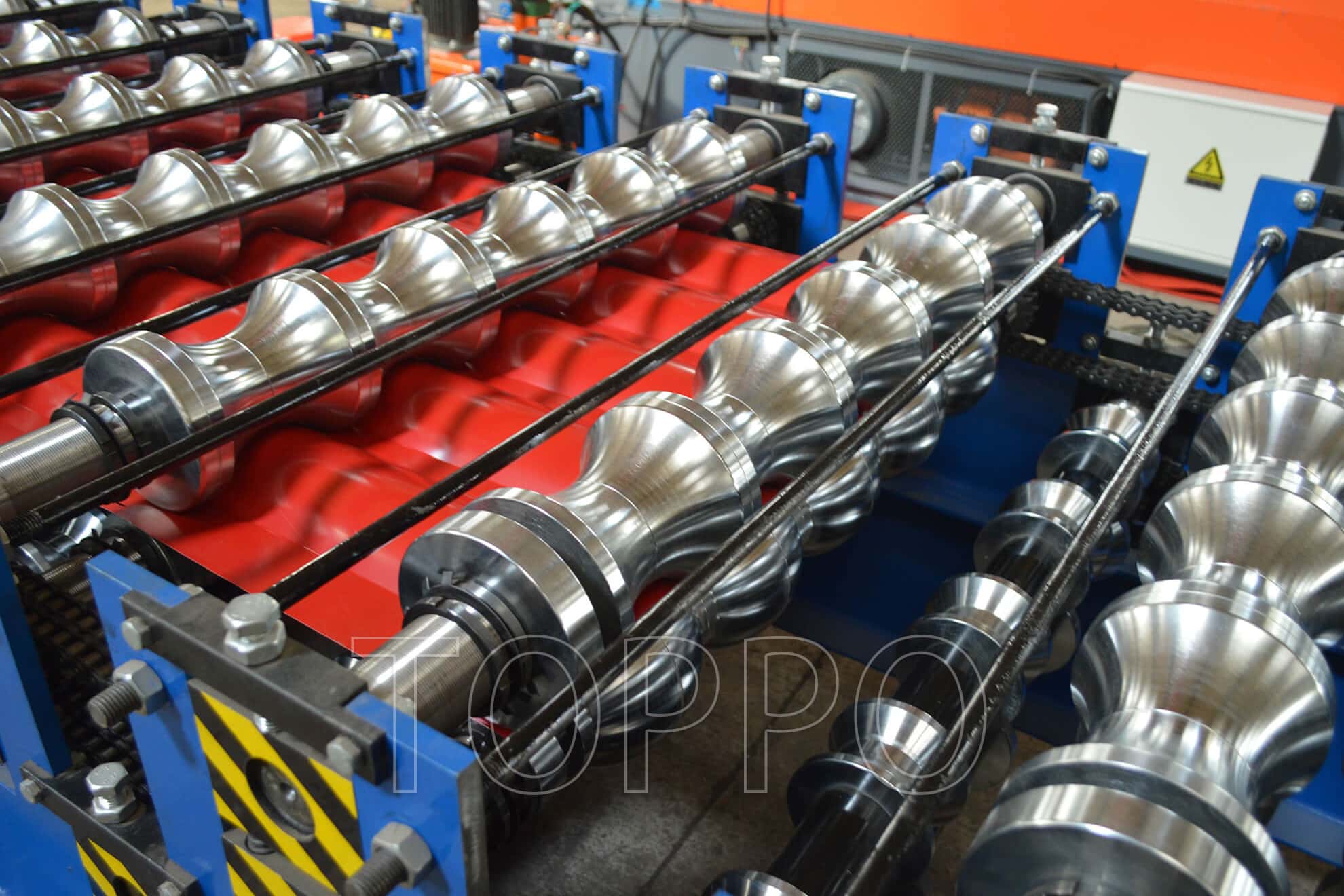High Precision Double Layer Roll Forming Machine with PLC Control
