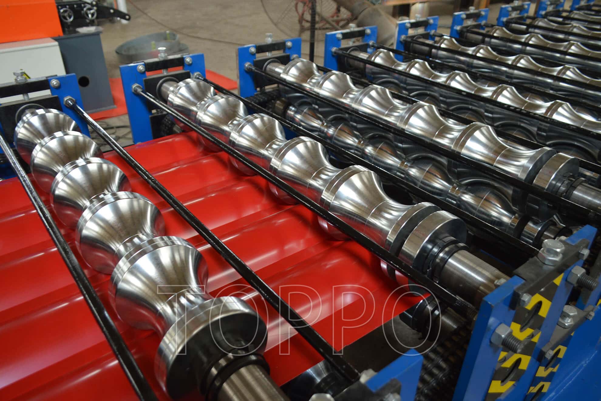 High Precision Double Layer Roll Forming Machine with PLC Control