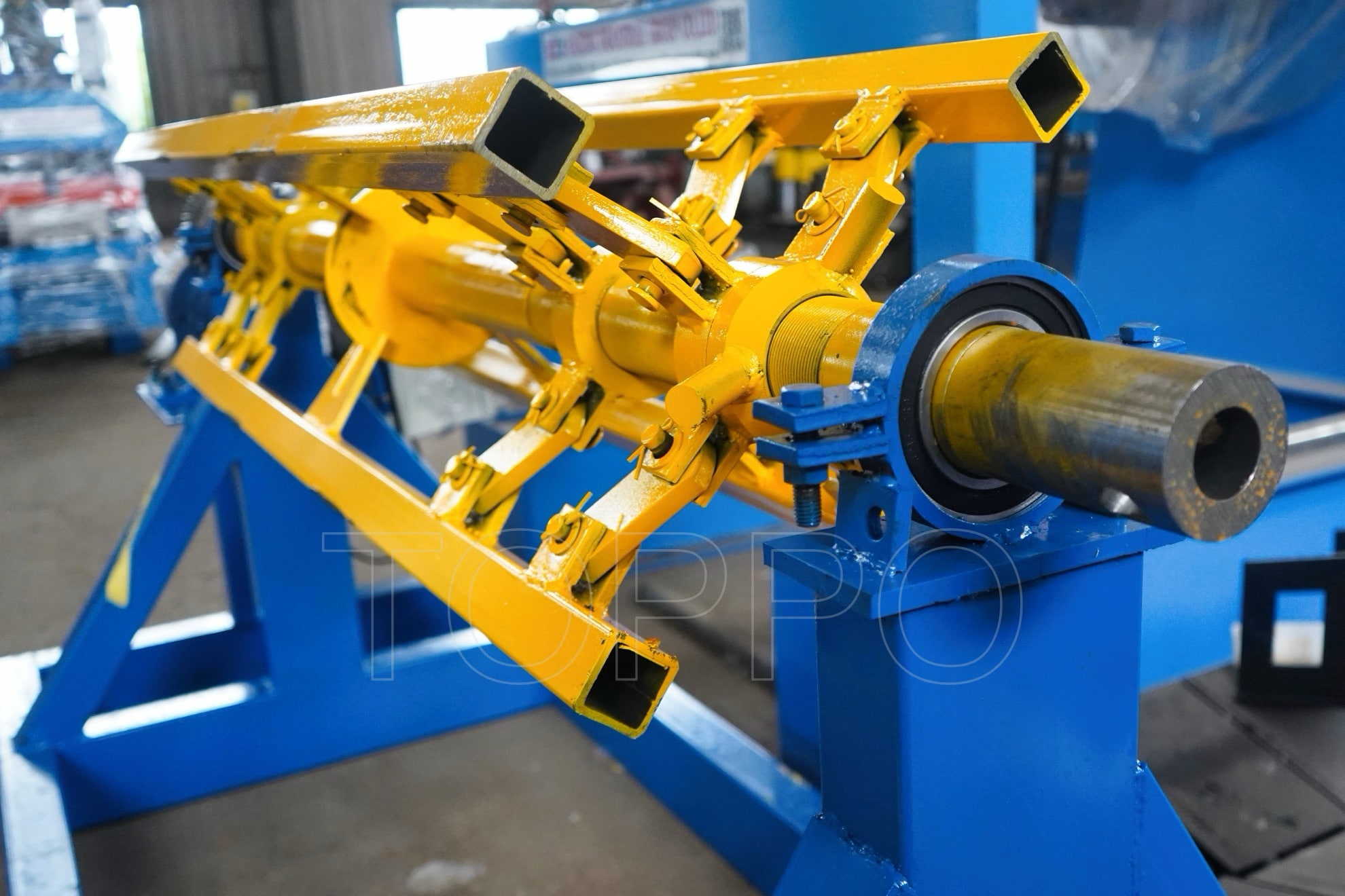 7 Ton Electric Decoiler for Roll Forming Machine Line