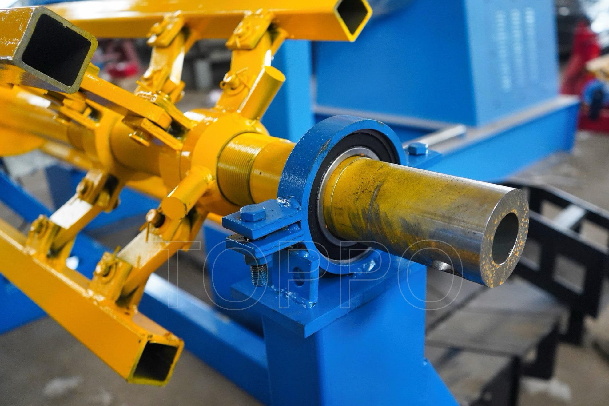 7 Ton Electric Decoiler for Roll Forming Machine Line