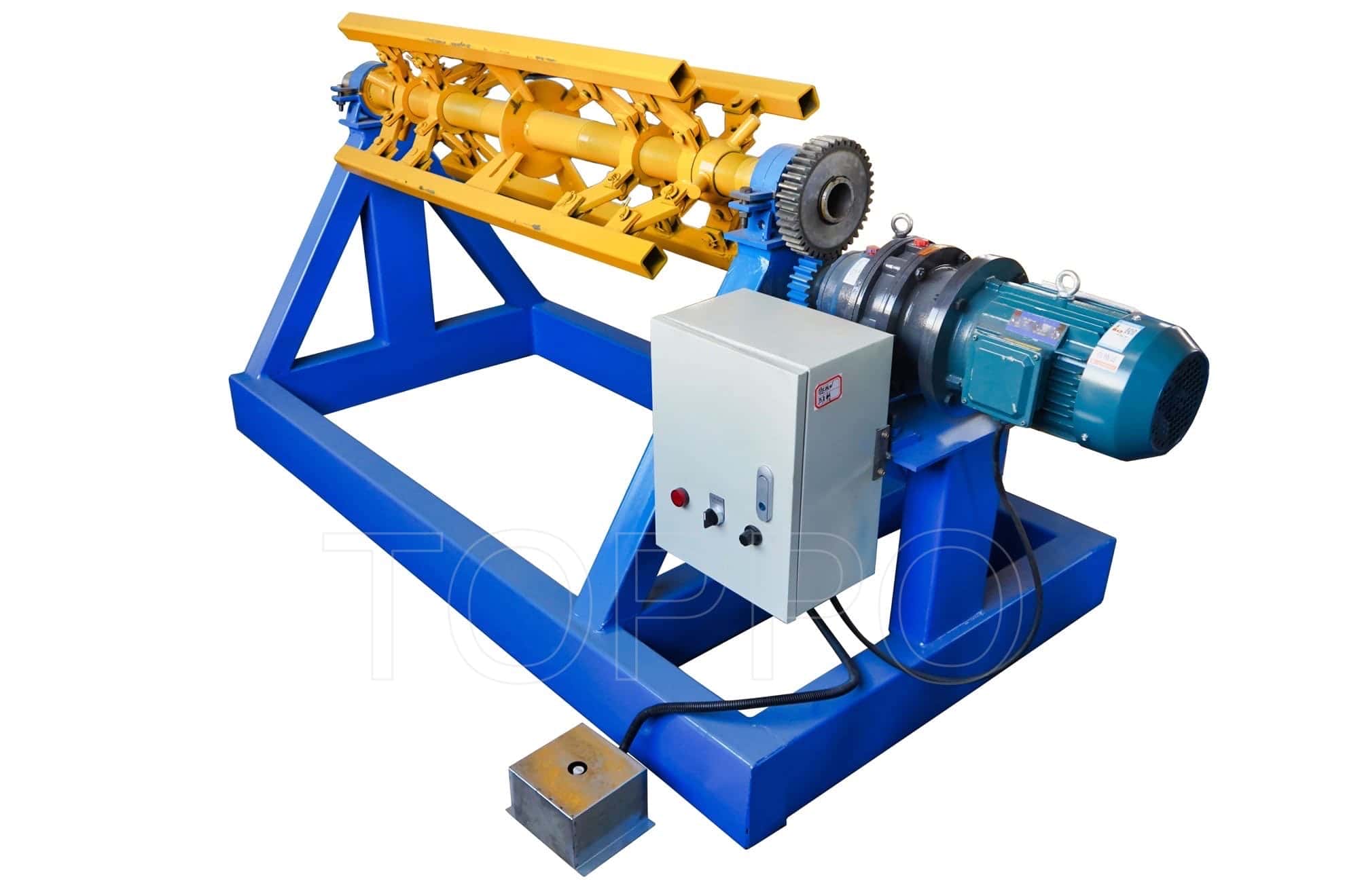 Electric Decoiler with Control Panel for Metal Roll Forming