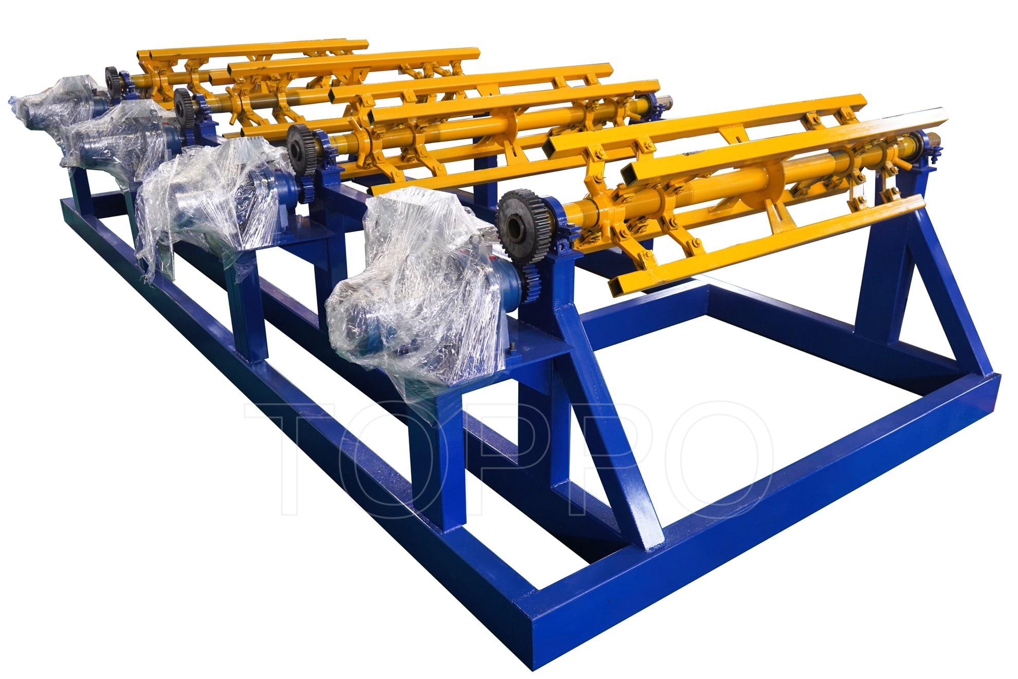 Triple Shaft Electric Decoiler for Multi-Coil Roll Forming Lines