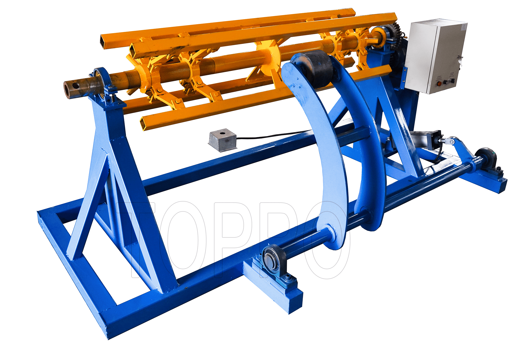 Electric Decoiler with Movable Arm Support for Roll Forming