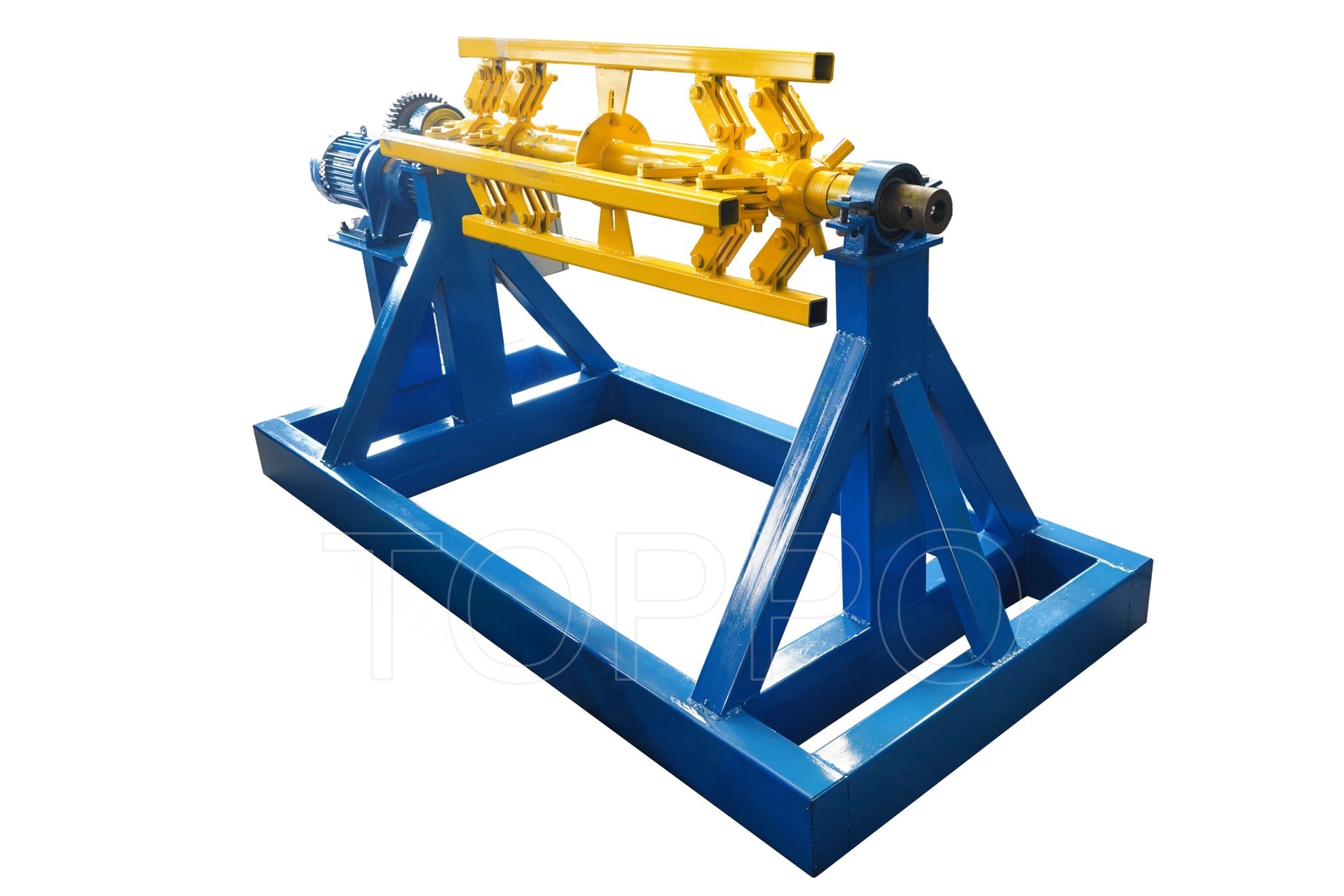 10 Ton Electric Decoiler with Motor Drive and Control Panel