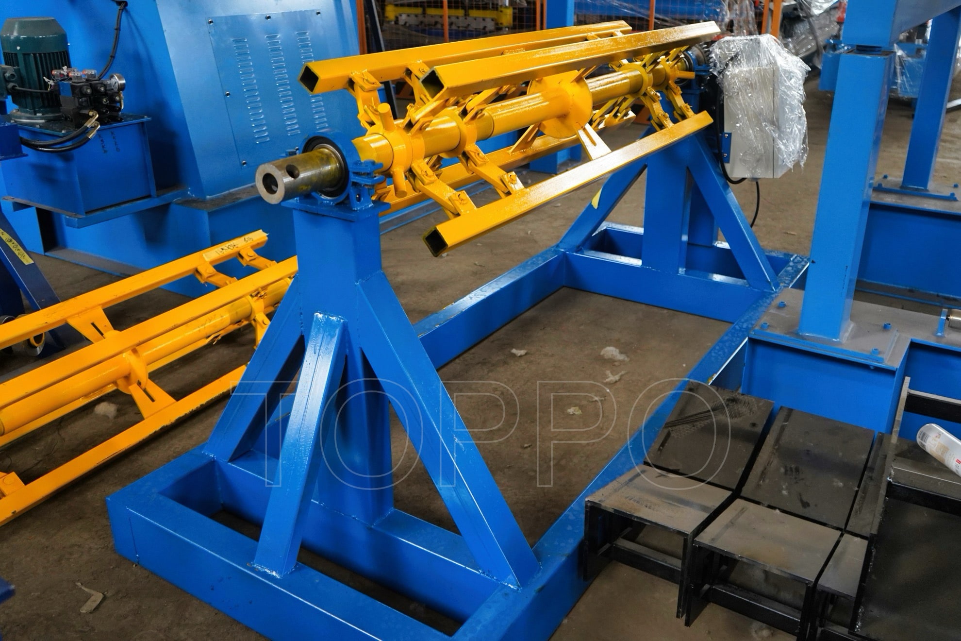 7 Ton Electric Decoiler for Roll Forming Machine Line