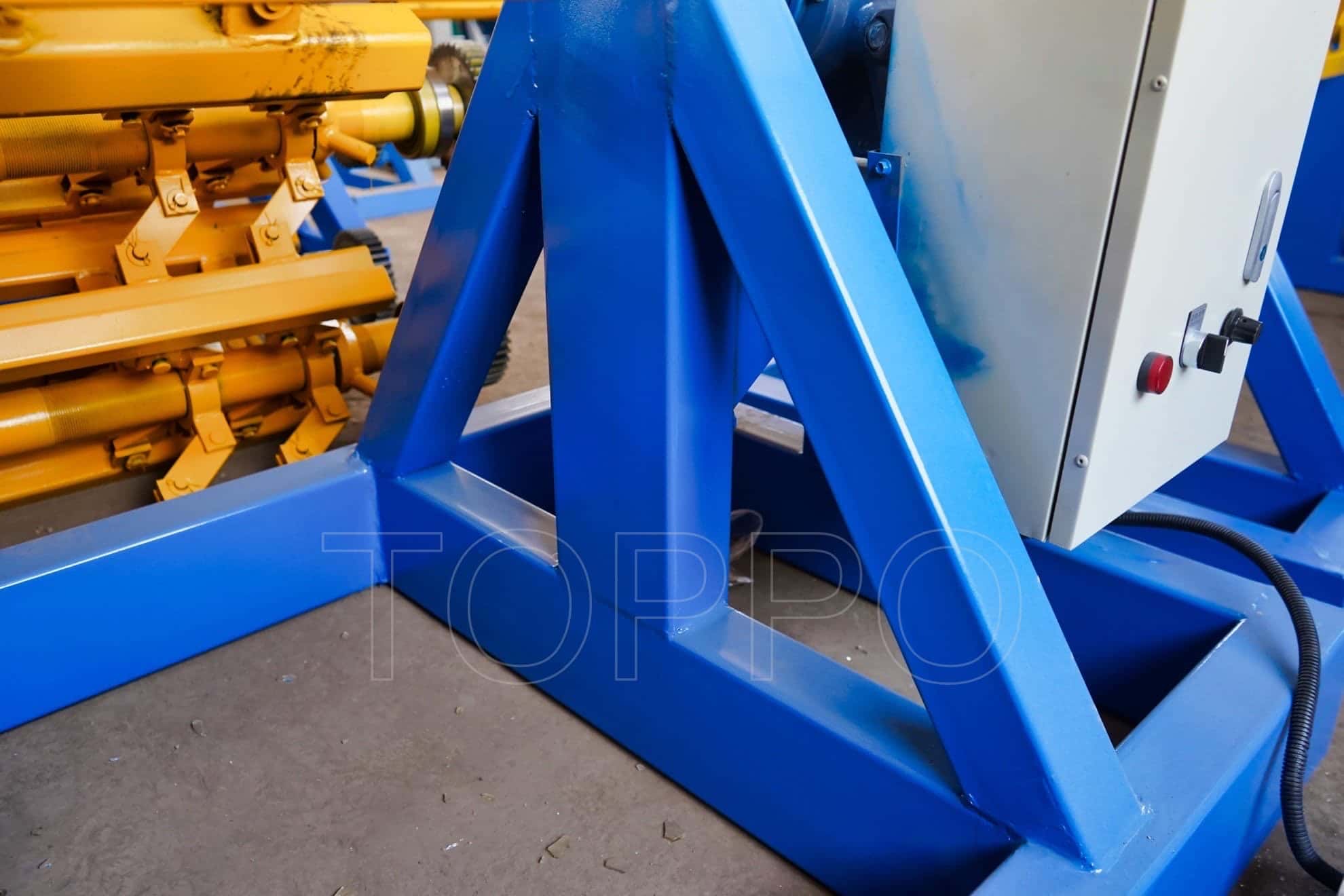 Electric Decoiler with Control Panel for Metal Roll Forming