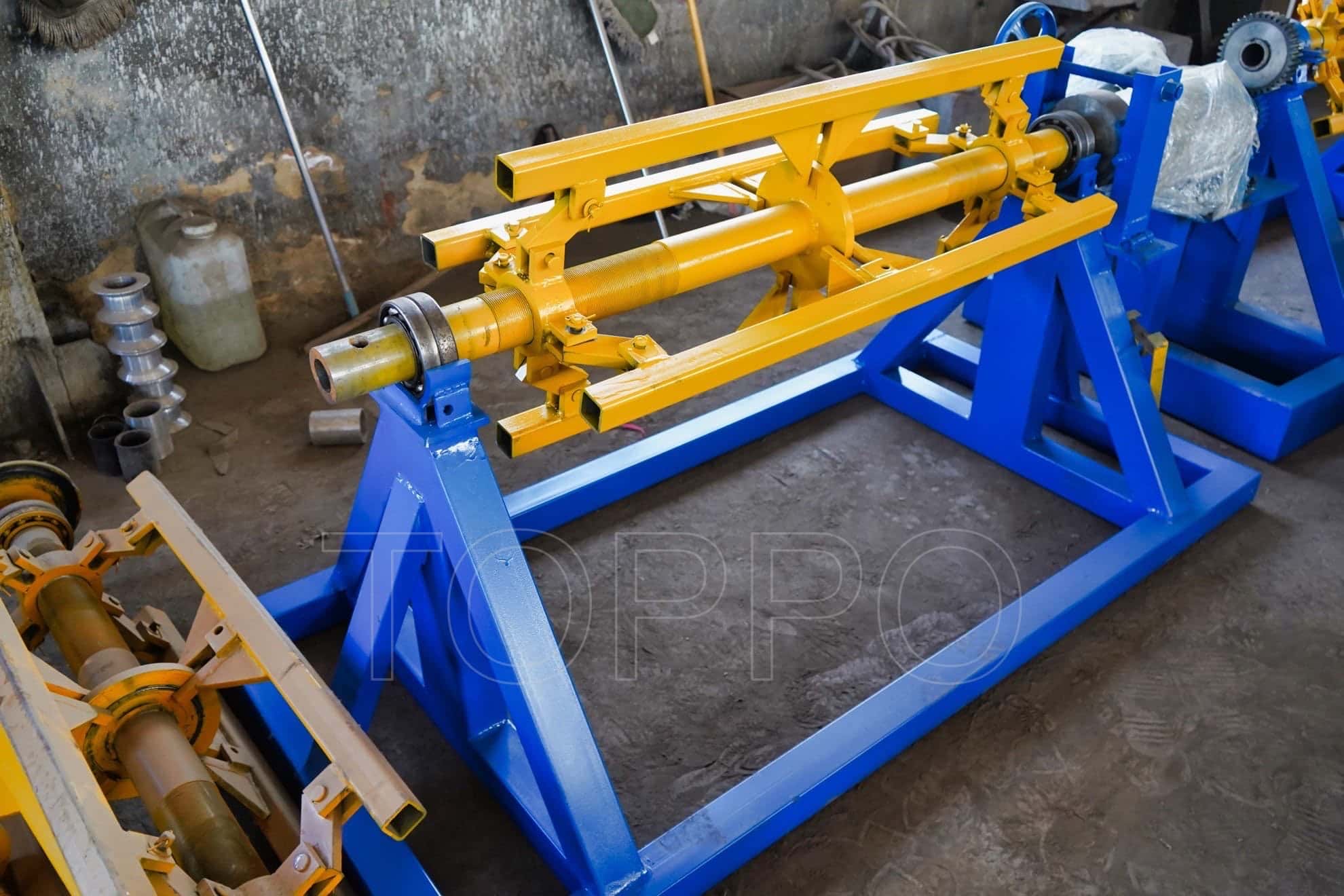 Electric Decoiler with Control Panel for Metal Roll Forming