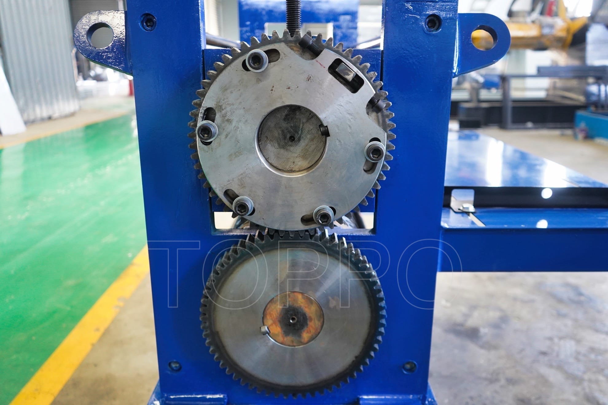 Heavy Duty Single Shaft Metal Sheet Embossing Machine with Large Pattern Rollers