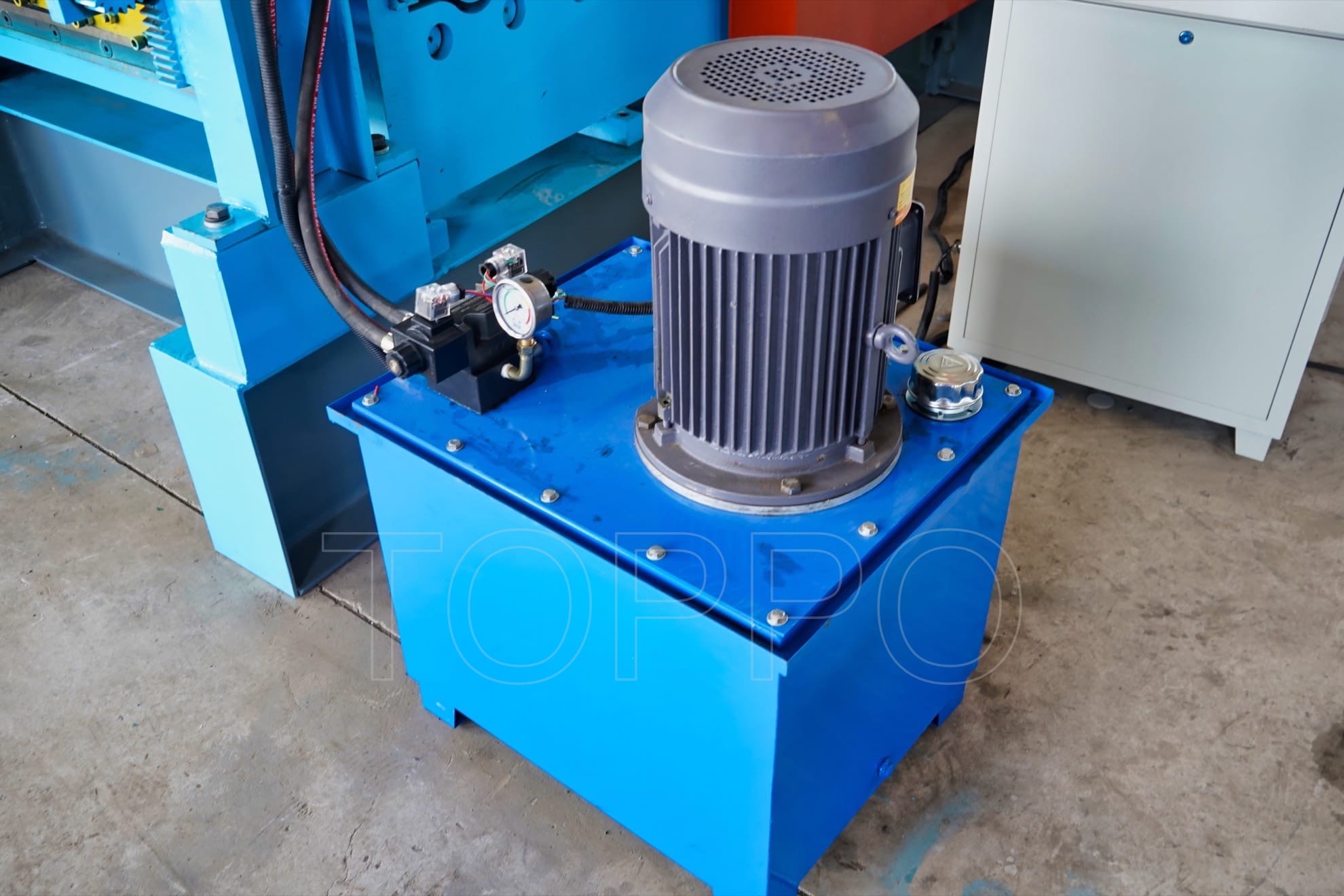 Automatic Leveling Cutting Metal Sheet Embossing Machine