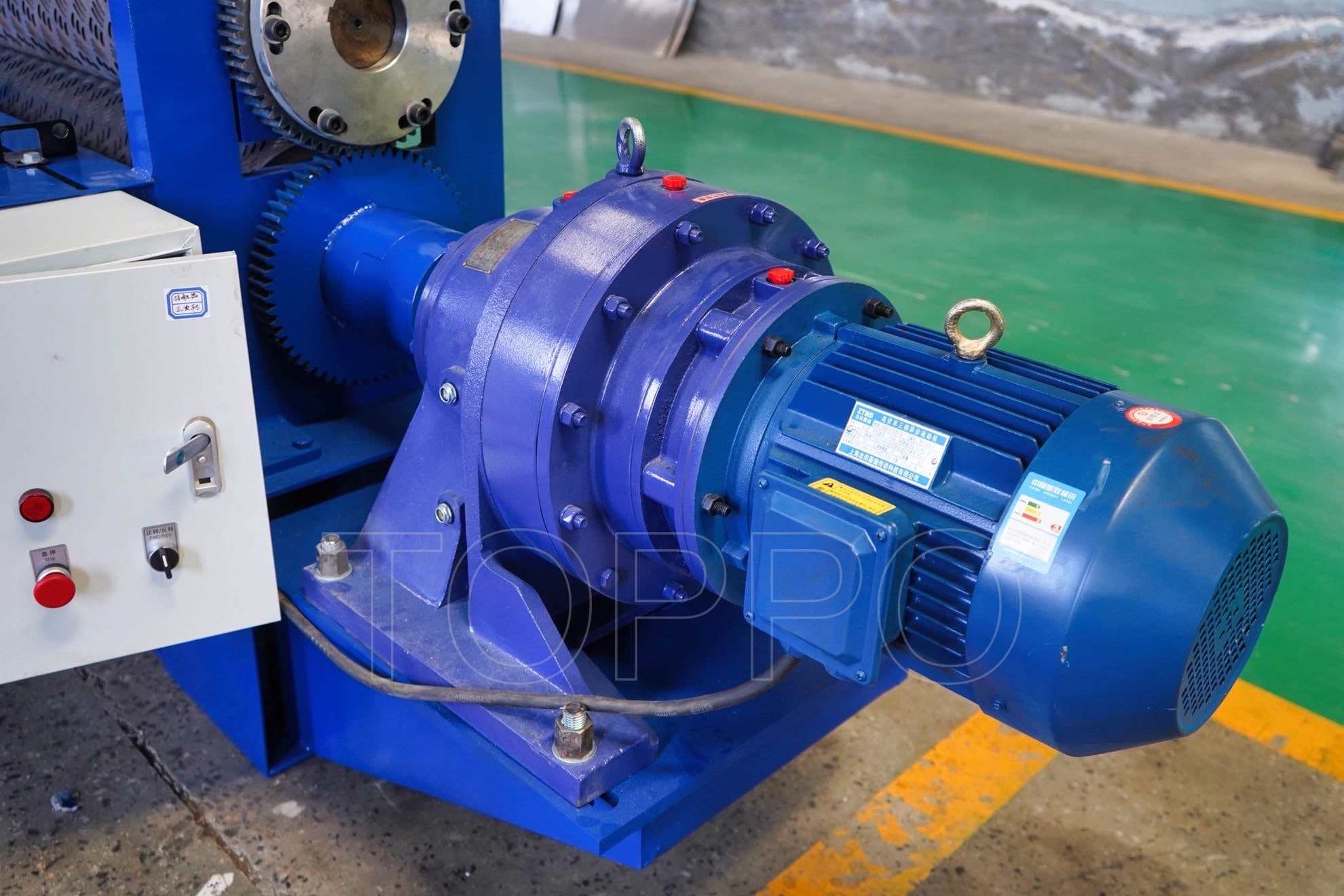 Heavy Duty Single Shaft Metal Sheet Embossing Machine with Large Pattern Rollers