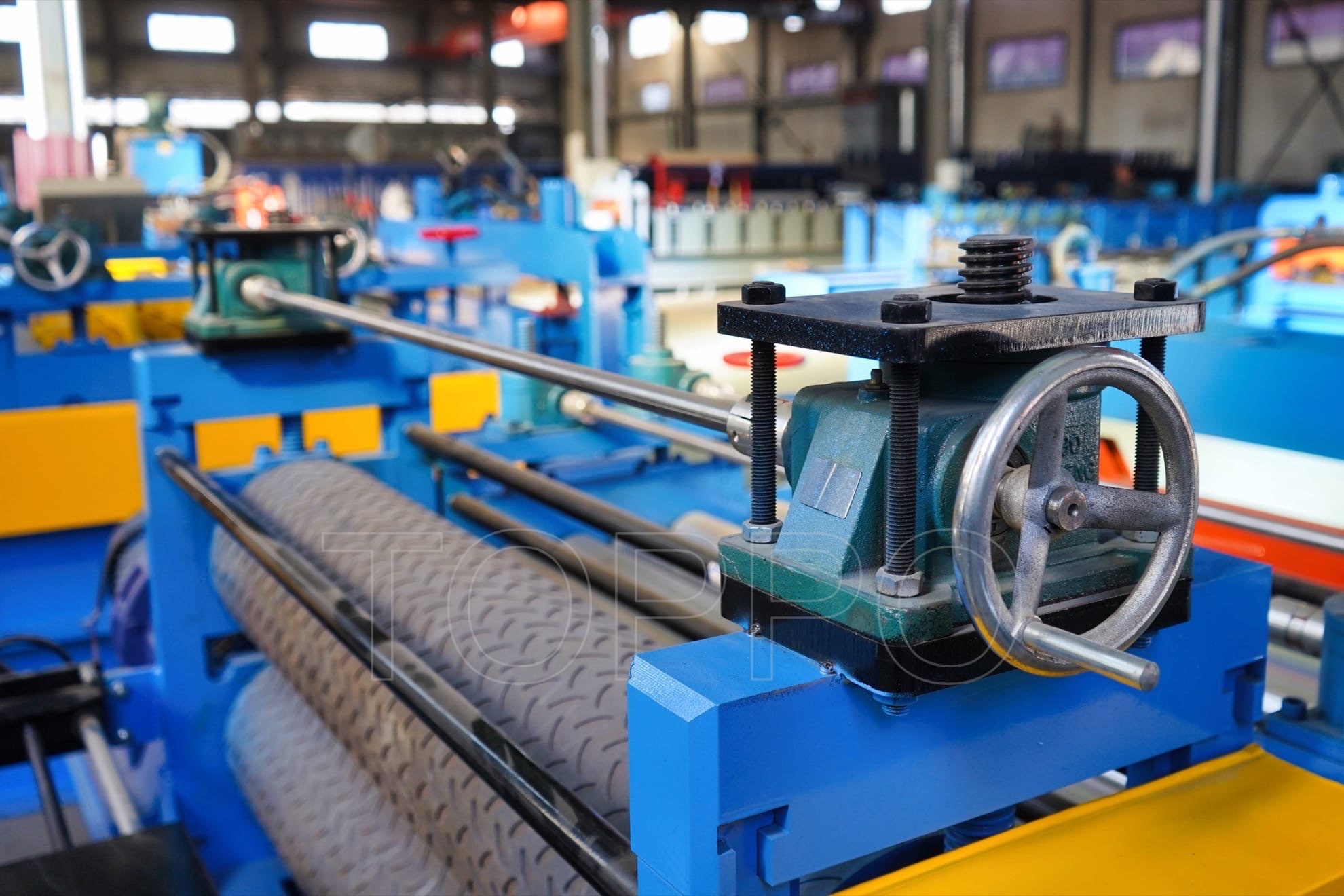 Heavy Duty Industrial Metal Sheet Embossing Machine with Large Pattern Roller