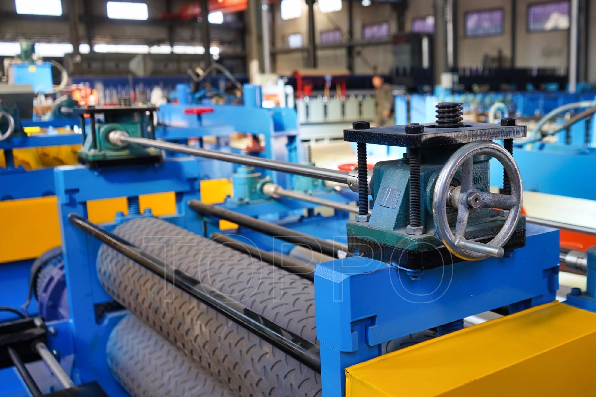 Heavy Duty Industrial Metal Sheet Embossing Machine with Large Pattern Roller