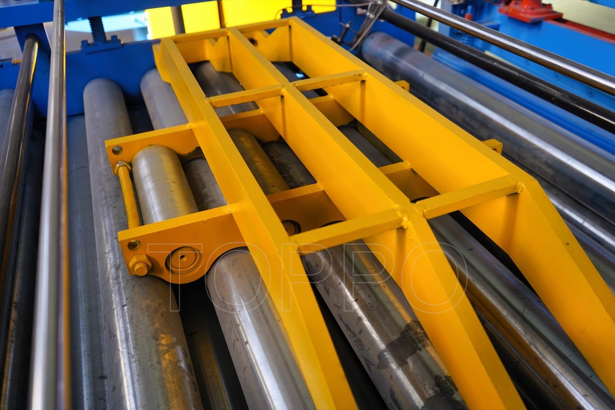 Embossing Machine with Hydraulic Shearing for Metal Sheet Patterning