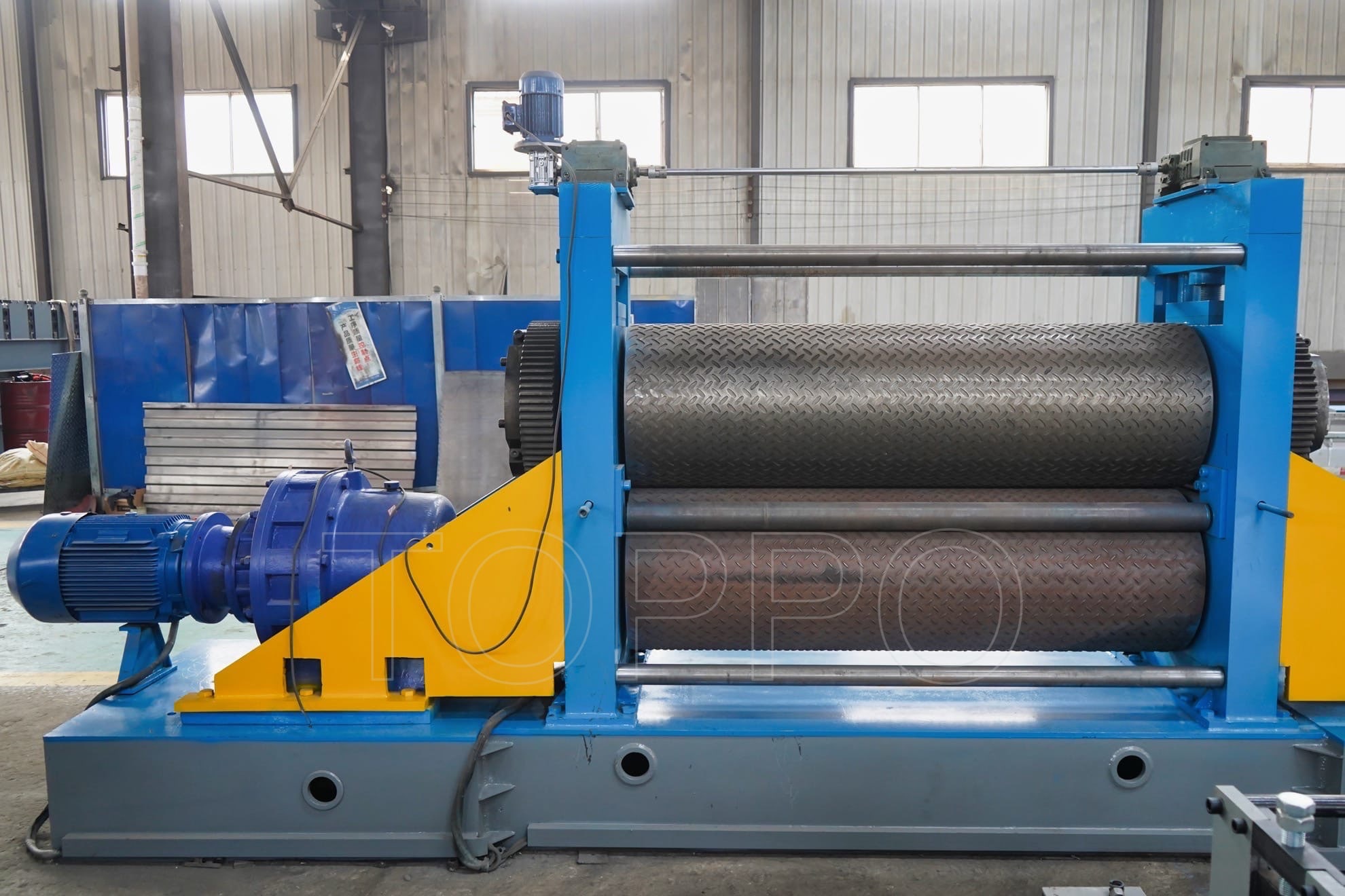 Industrial Coil Feeding Embossing Machine with Double Rollers