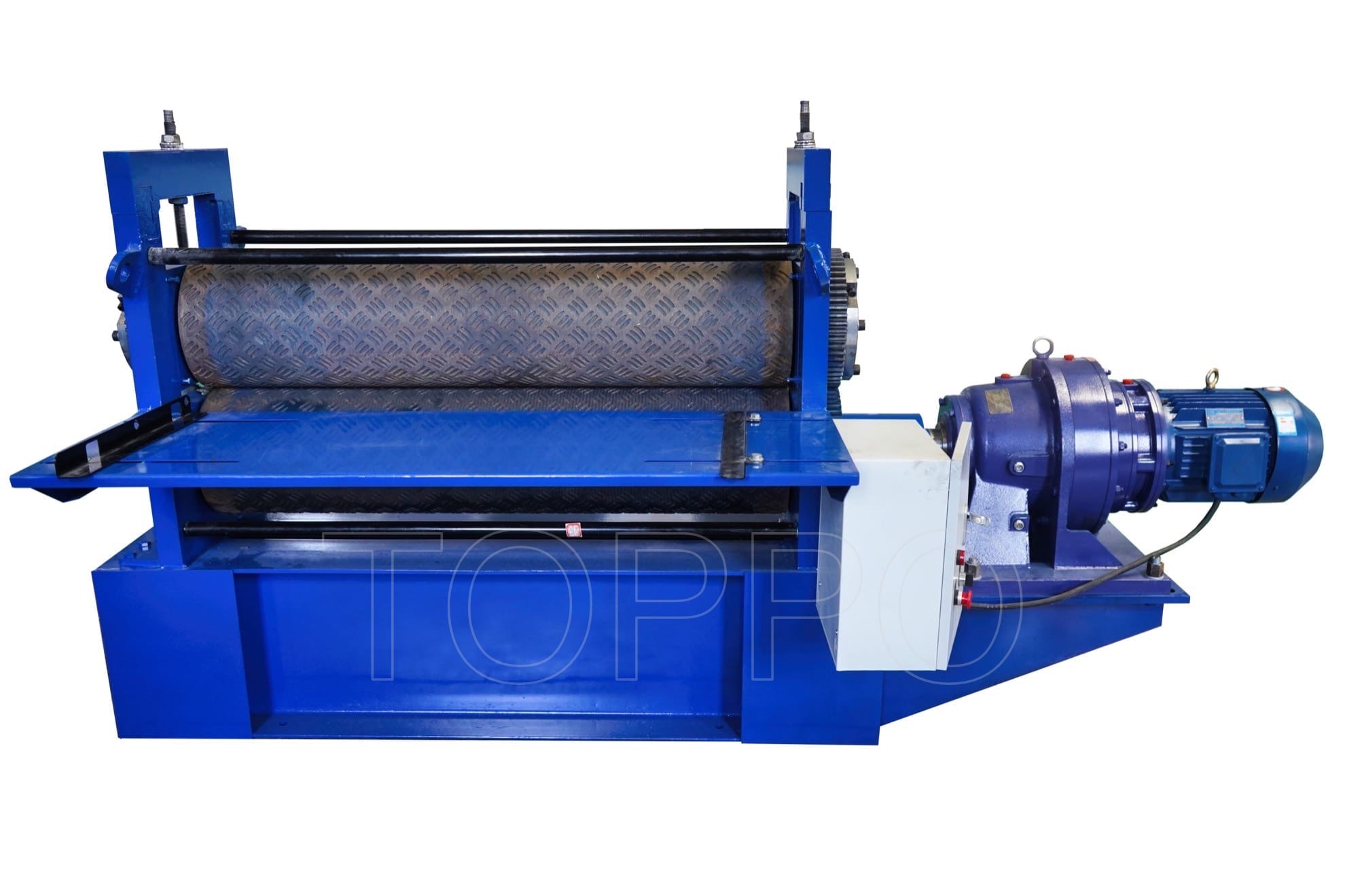 Heavy Duty Single Shaft Metal Sheet Embossing Machine with Large Pattern Rollers