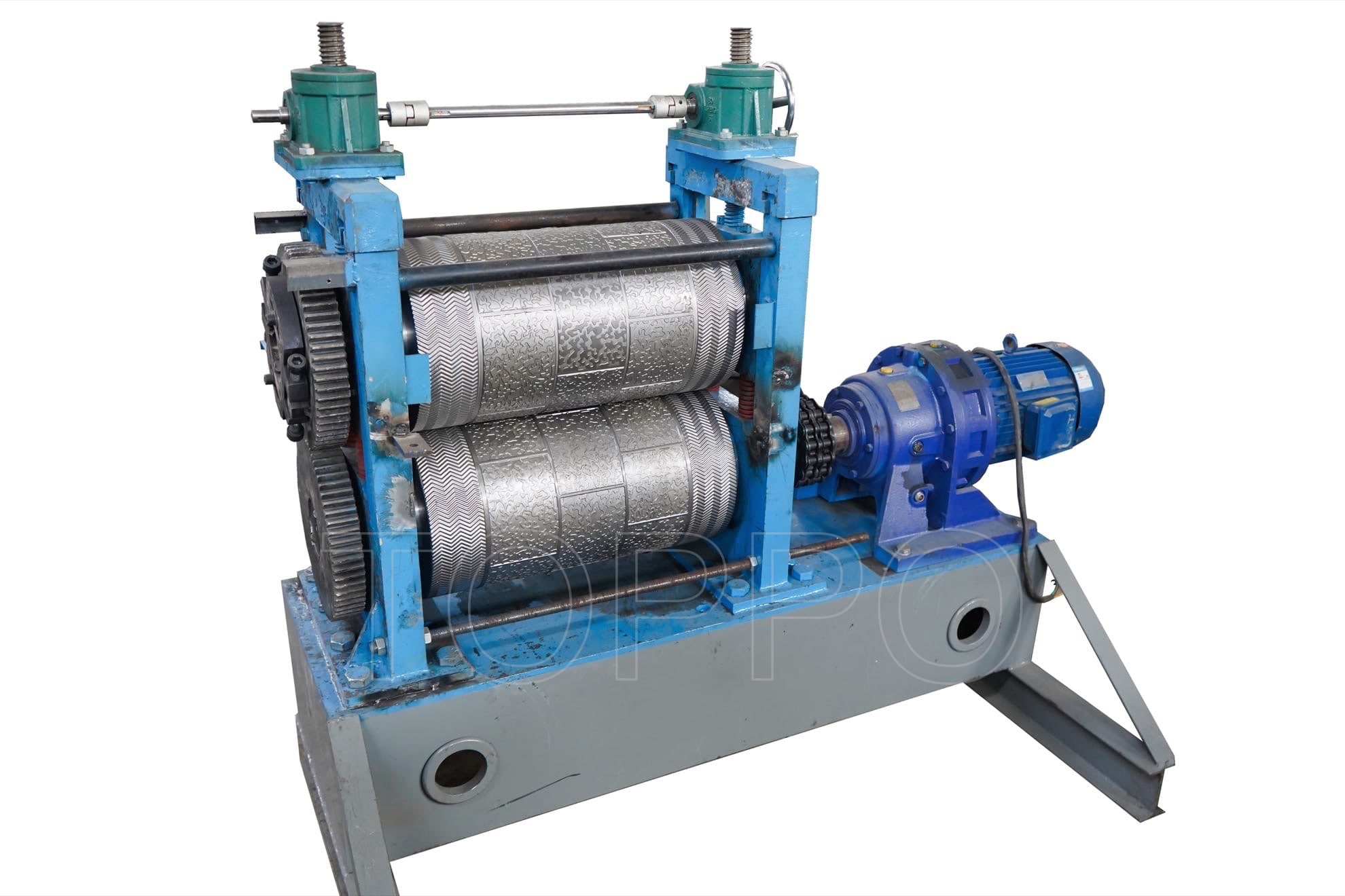 Full Line Embossing Machine with Conveyor Table for Metal Sheet Production