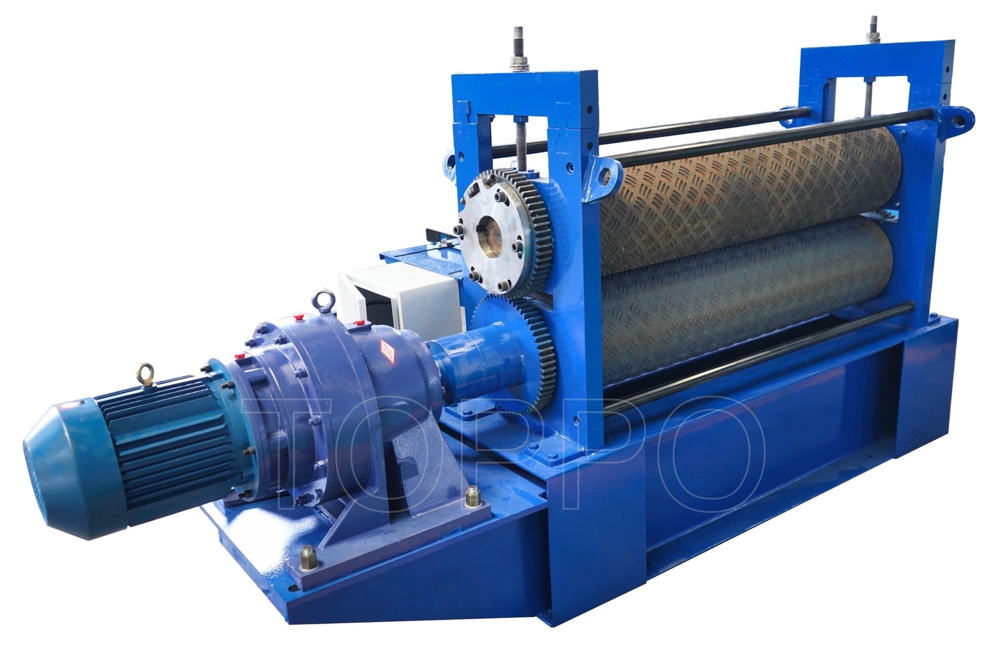 Heavy Duty Single Shaft Metal Sheet Embossing Machine with Large Pattern Rollers