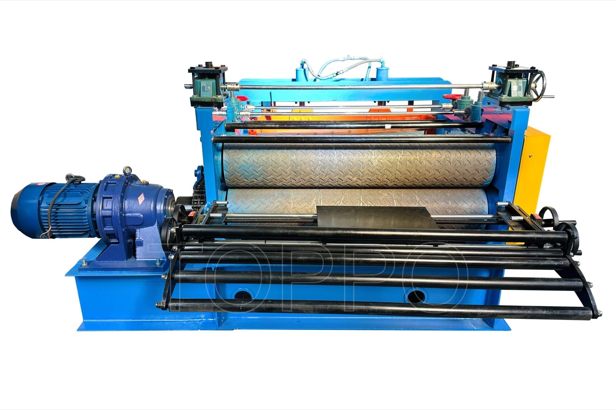 Heavy Duty Industrial Metal Sheet Embossing Machine with Large Pattern Roller