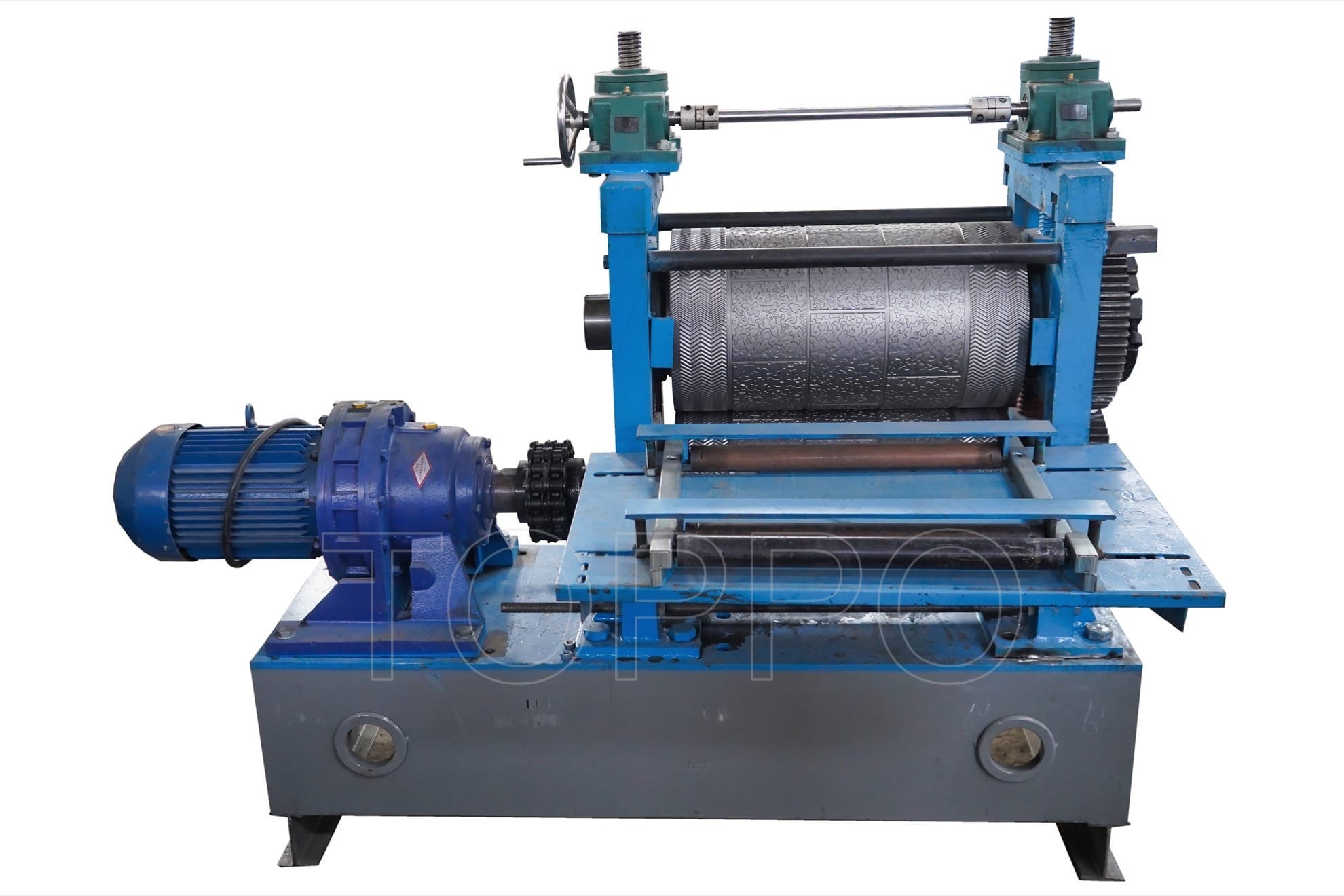 Full Line Embossing Machine with Conveyor Table for Metal Sheet Production
