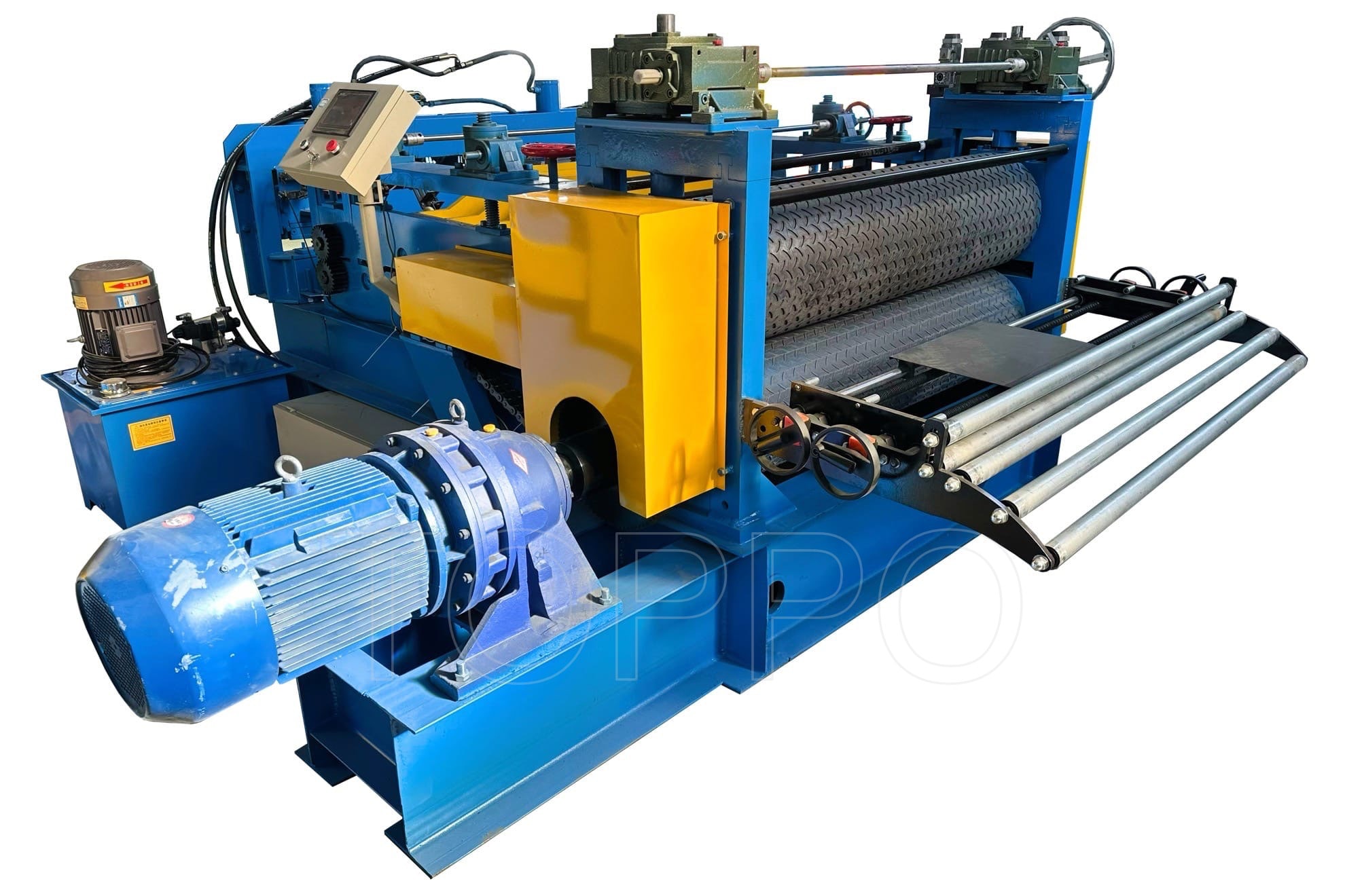 Embossing Machine with Hydraulic Shearing for Metal Sheet Patterning