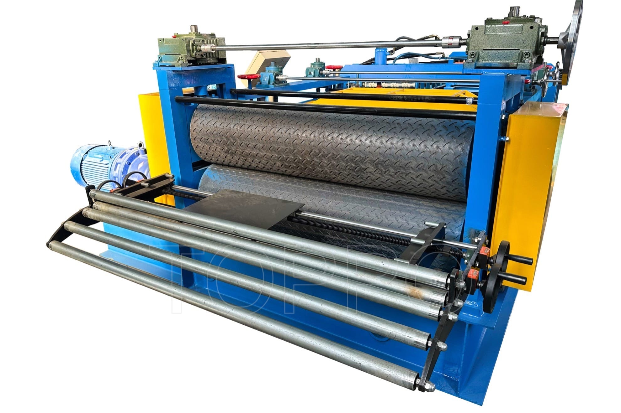 Embossing Machine with Hydraulic Shearing for Metal Sheet Patterning