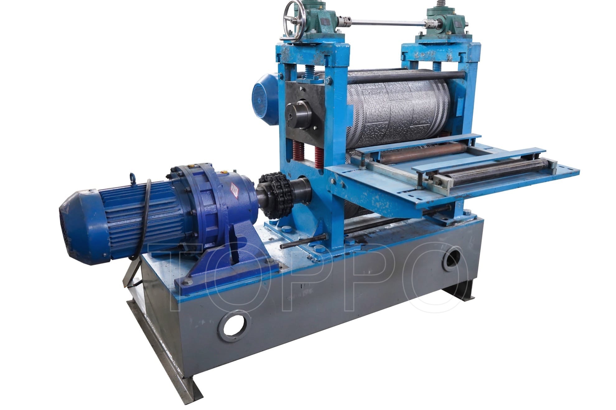 Automatic Metal Sheet Leveling Embossing and Cutting Production Line Machine
