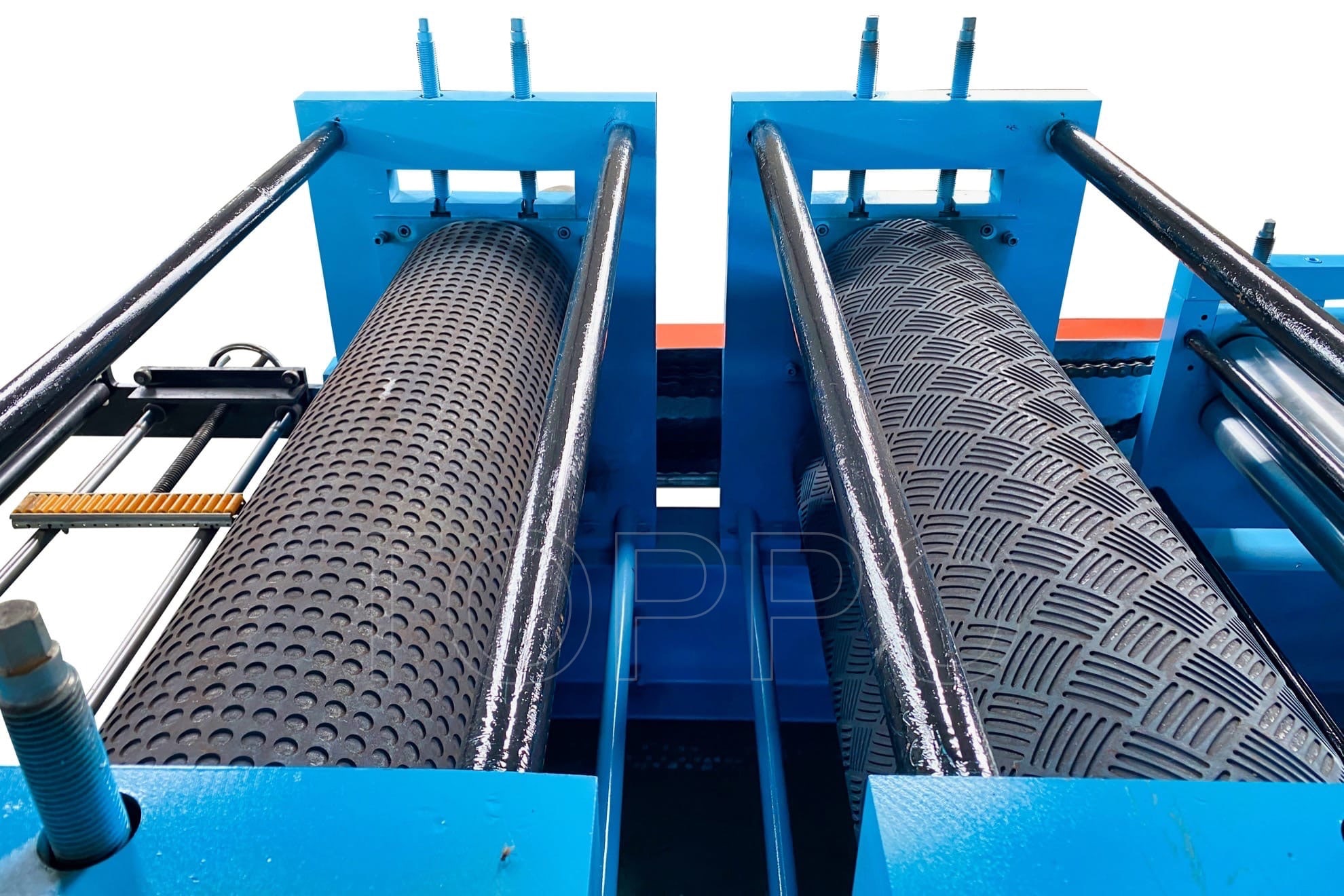 Heavy Duty Coil Feeding Metal Sheet Embossing Machine Line