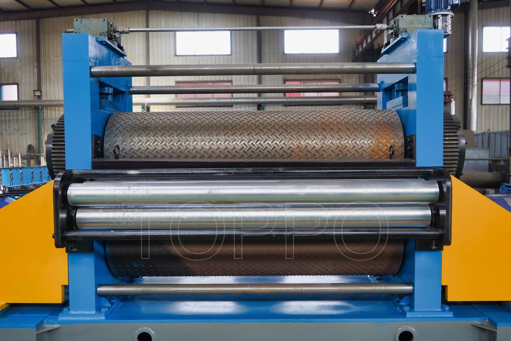 Industrial Coil Feeding Embossing Machine with Double Rollers