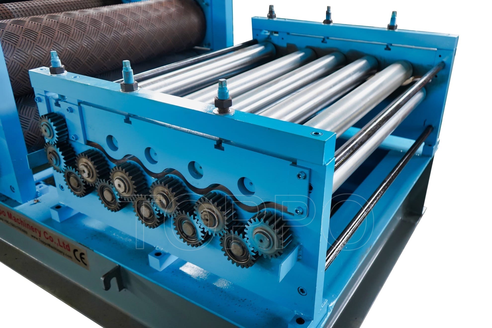 Automatic Leveling Embossing and Cutting Machine for Metal Sheet Production Line