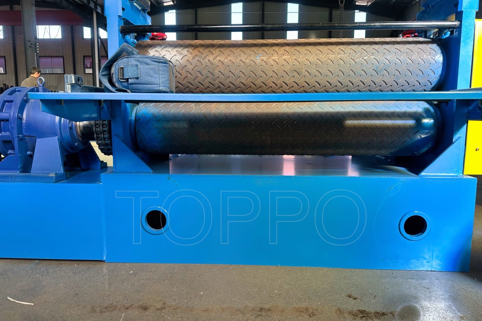 Heavy Duty Industrial Metal Sheet Embossing Machine with Large Pattern Roller
