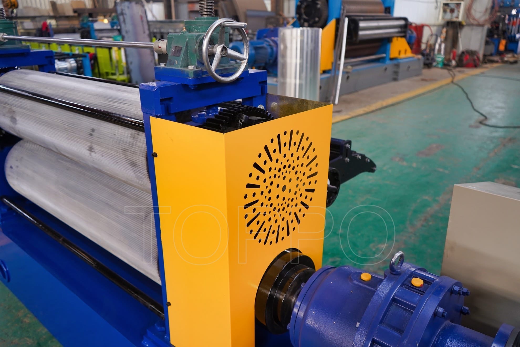 High Efficiency Metal Sheet Embossing Machine with Feeding System for Industrial Use