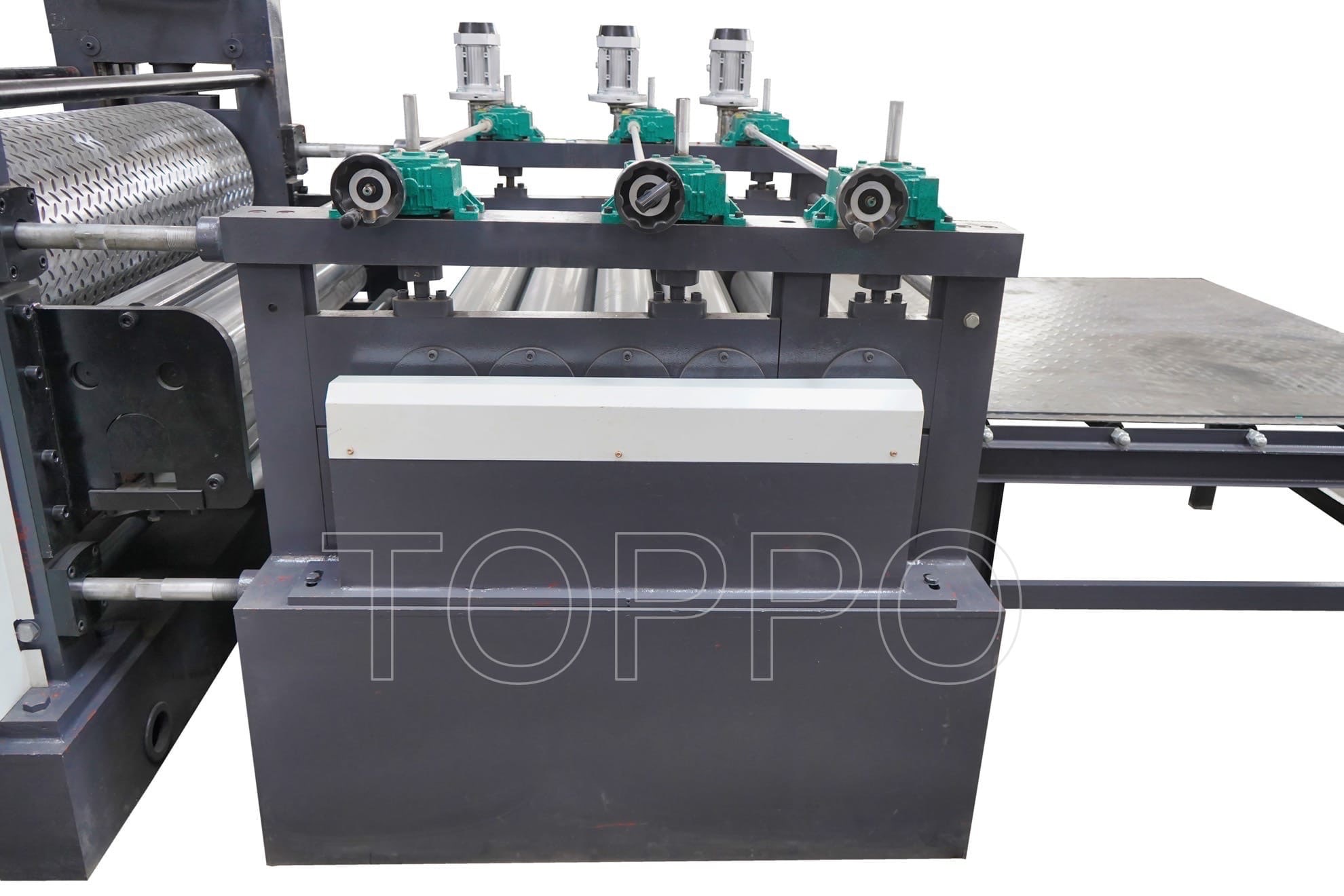 One-Roller Pattern Steel Embossing Machine for Metal Sheet Texturing