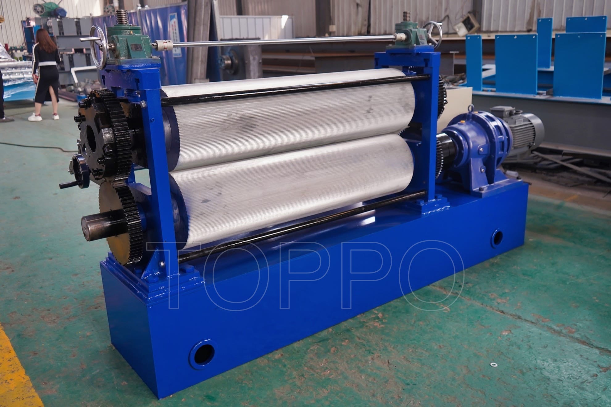 Horizontal Pattern Metal Sheet Embossing Machine with Coil Feeding