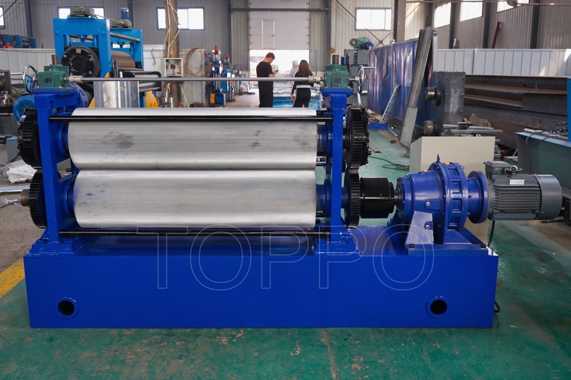 Horizontal Pattern Metal Sheet Embossing Machine with Coil Feeding