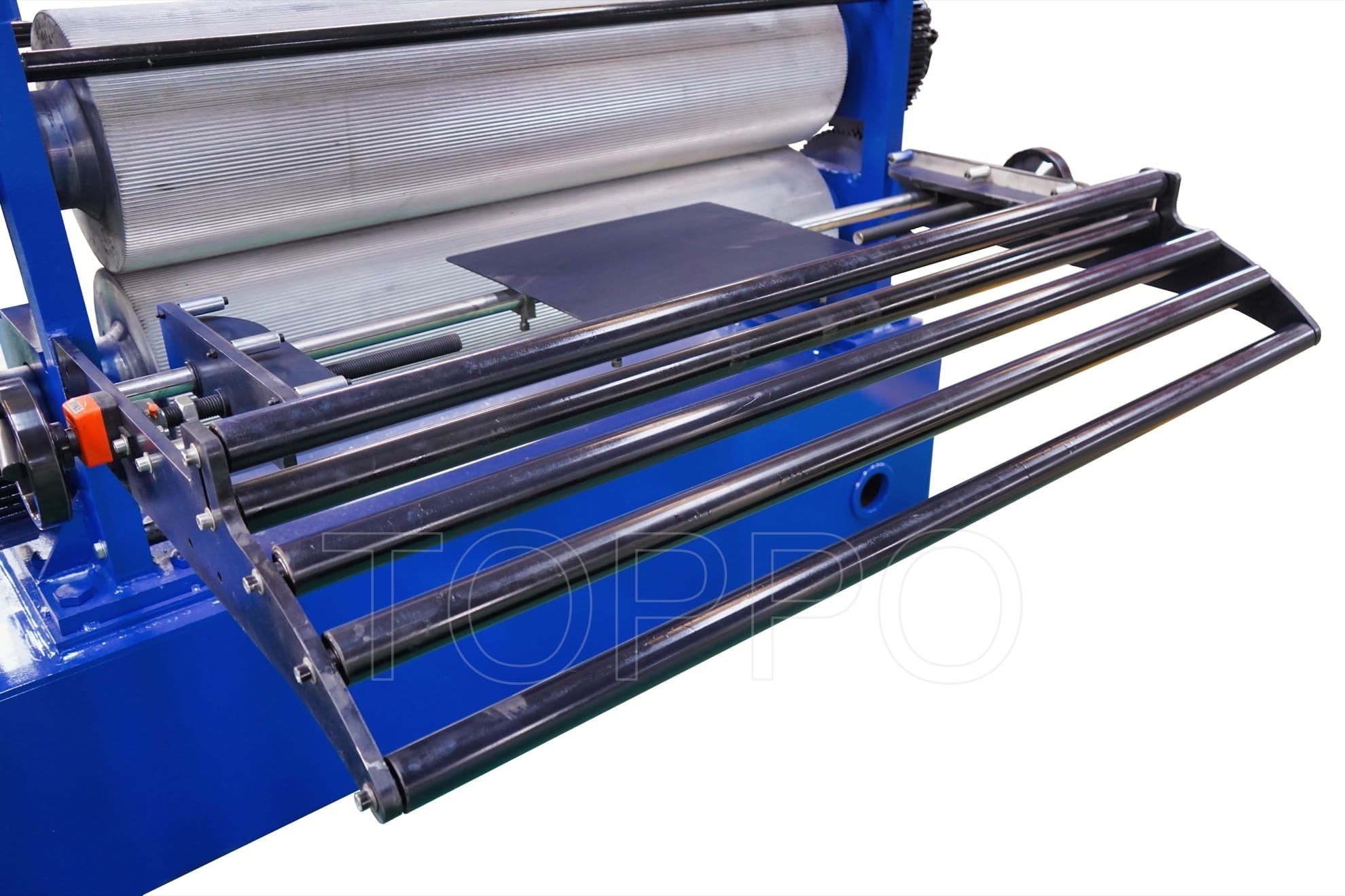 Compact Embossing Machine for Sheet Metal with Precision Rollers