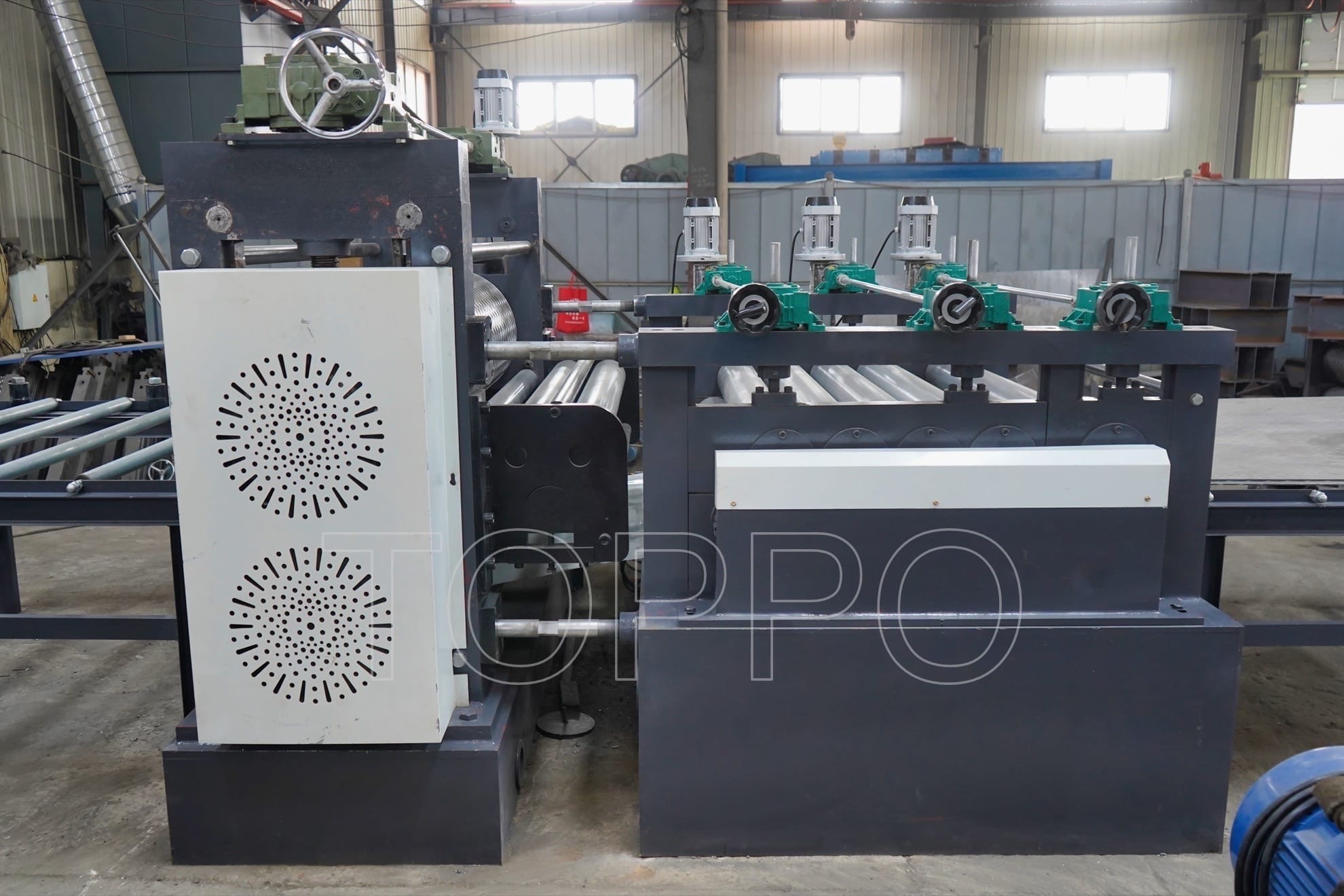 One-Roller Pattern Steel Embossing Machine for Metal Sheet Texturing