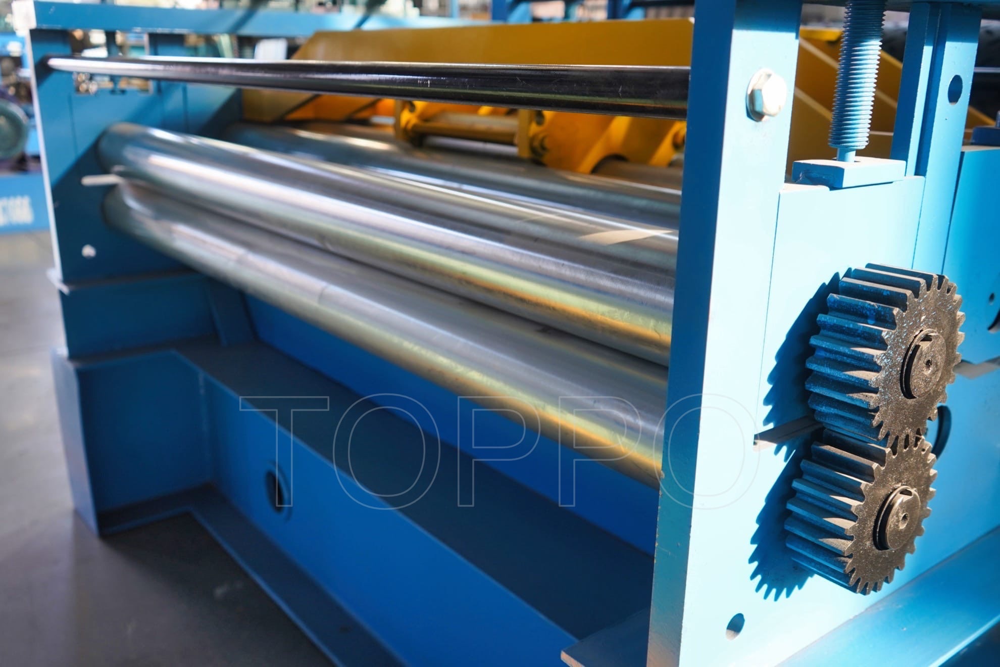 Double Roller Metal Sheet Embossing and Leveling Machine