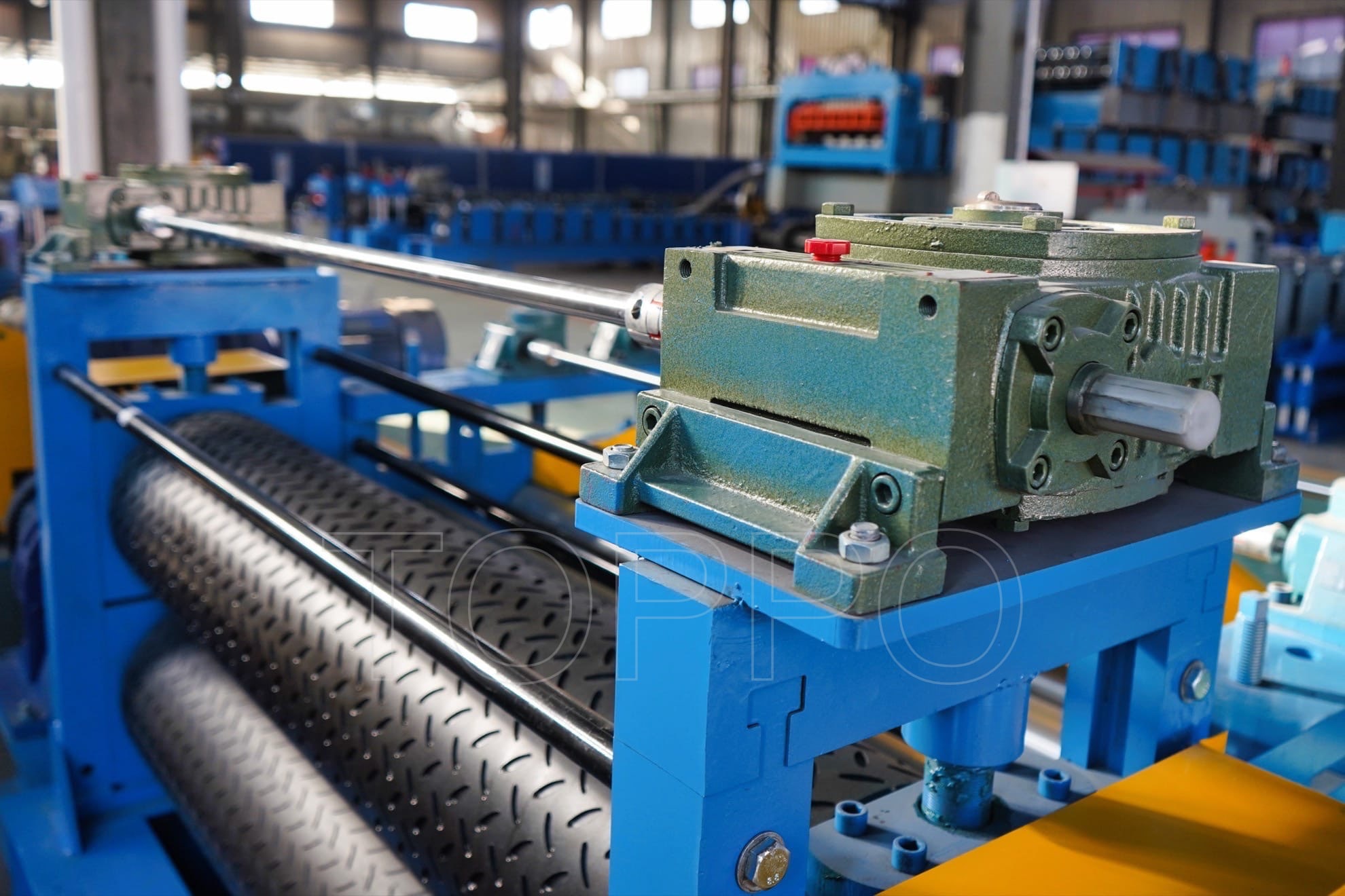 Double Roller Metal Sheet Embossing and Leveling Machine