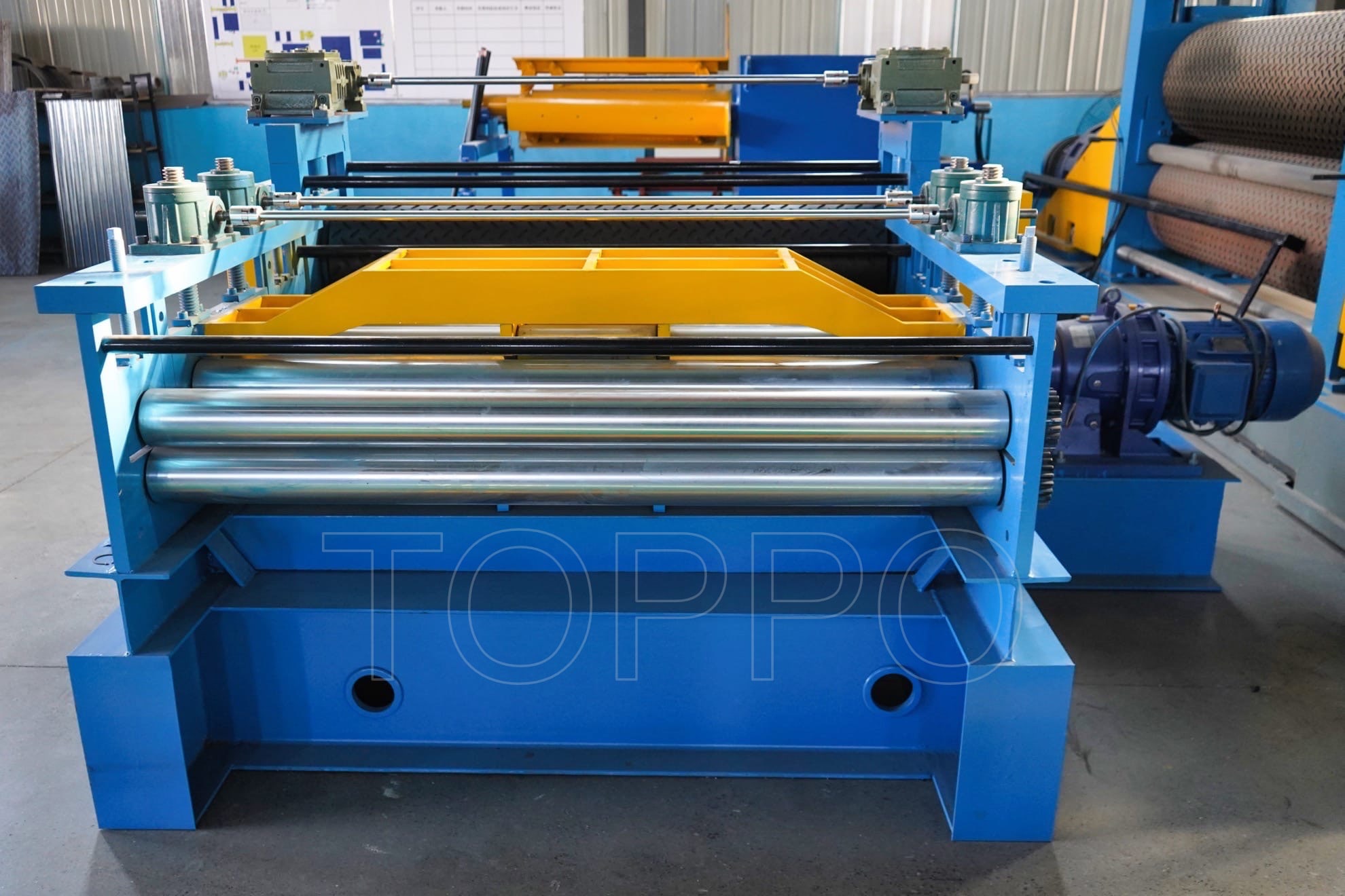 Double Roller Metal Sheet Embossing and Leveling Machine