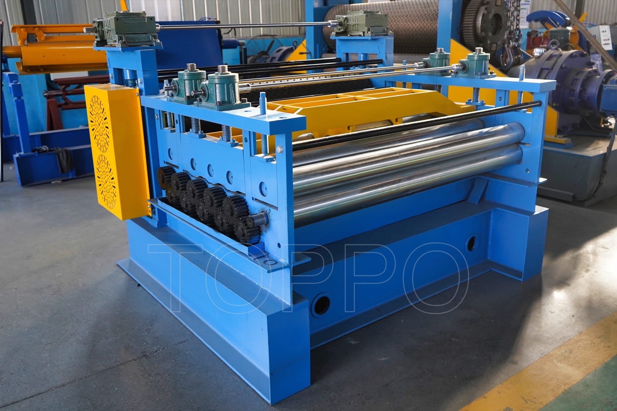 Double Roller Metal Sheet Embossing and Leveling Machine