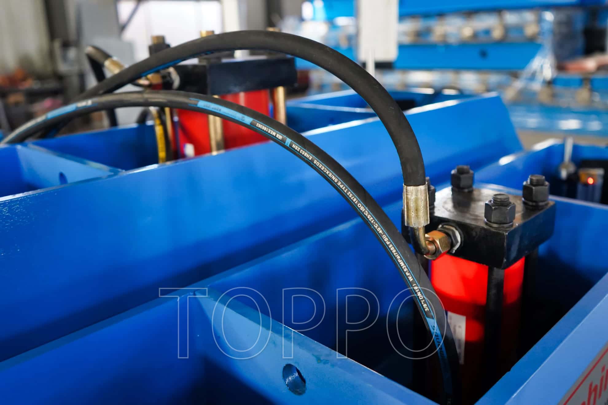 PLC Controlled Glazed Tile Roll Forming Machine with Hydraulic Cutting
