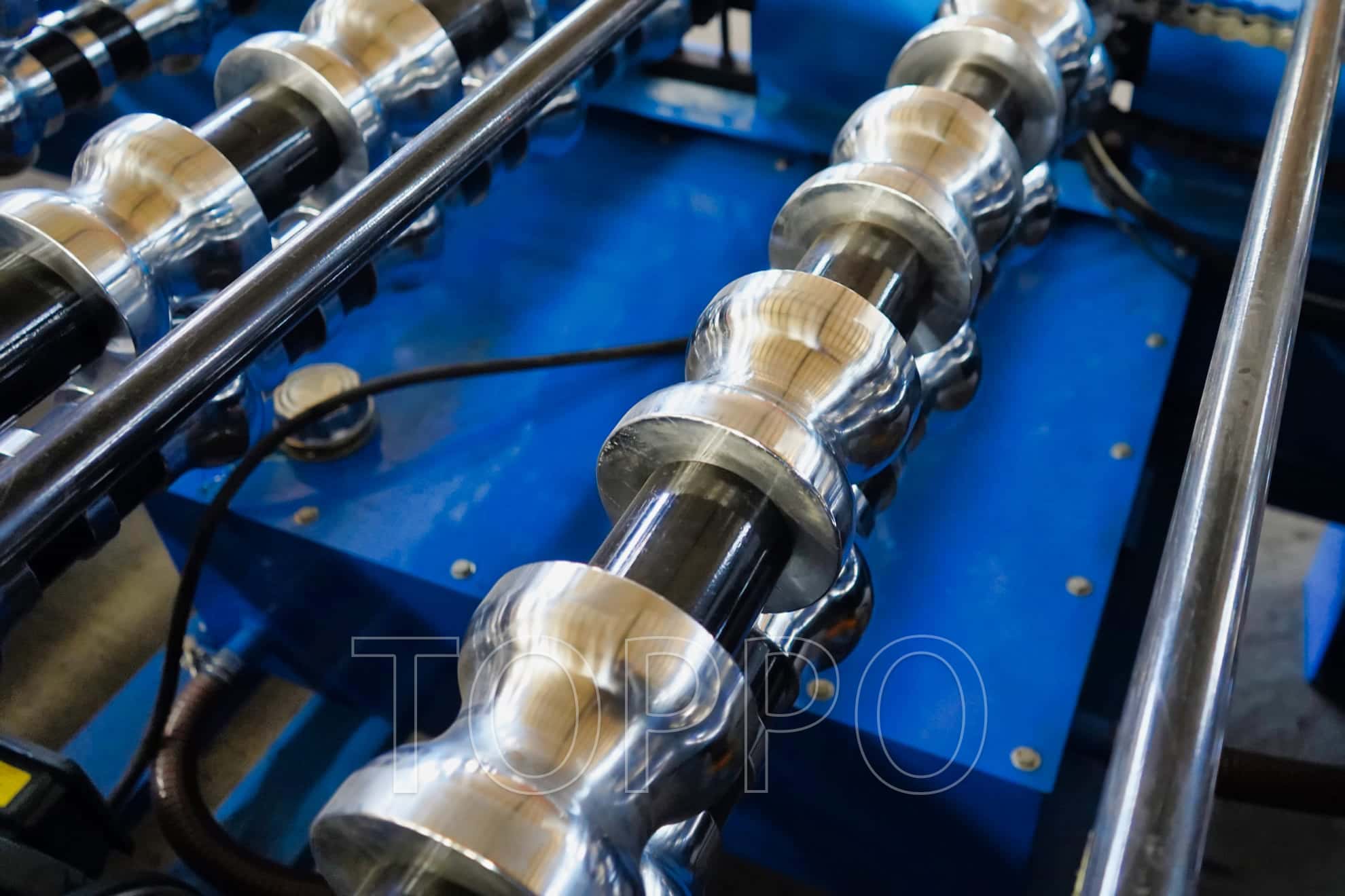 Glazed Tile Roll Forming Machine for Decorative Roofing Sheets